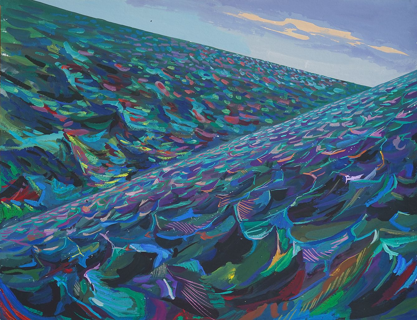 Сергей Лоцманов (Авторская графика - 
                  65 x 50 см) Без названия (из серии "Двойной горизонт")