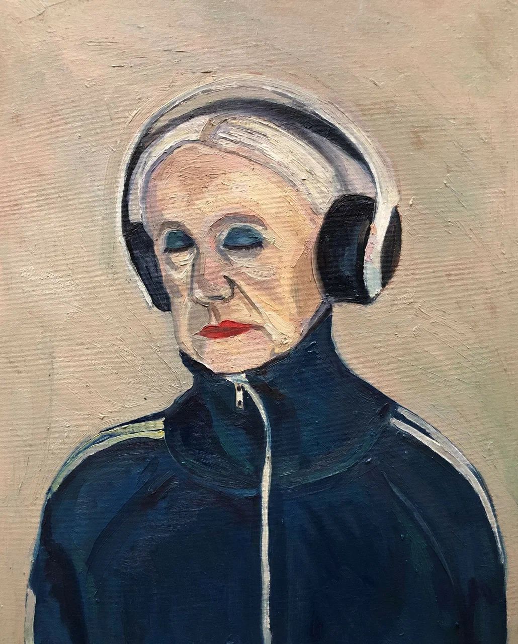 Мадина Беликова (Авторская графика - 
                  40 x 50 см) Молодость №1
