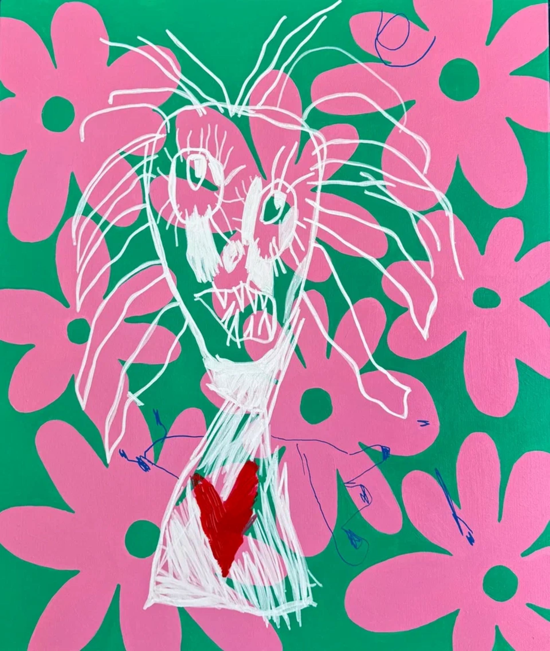 Саша Робинсон (Картина, живопись - 
                  90 x 100 см) Умница