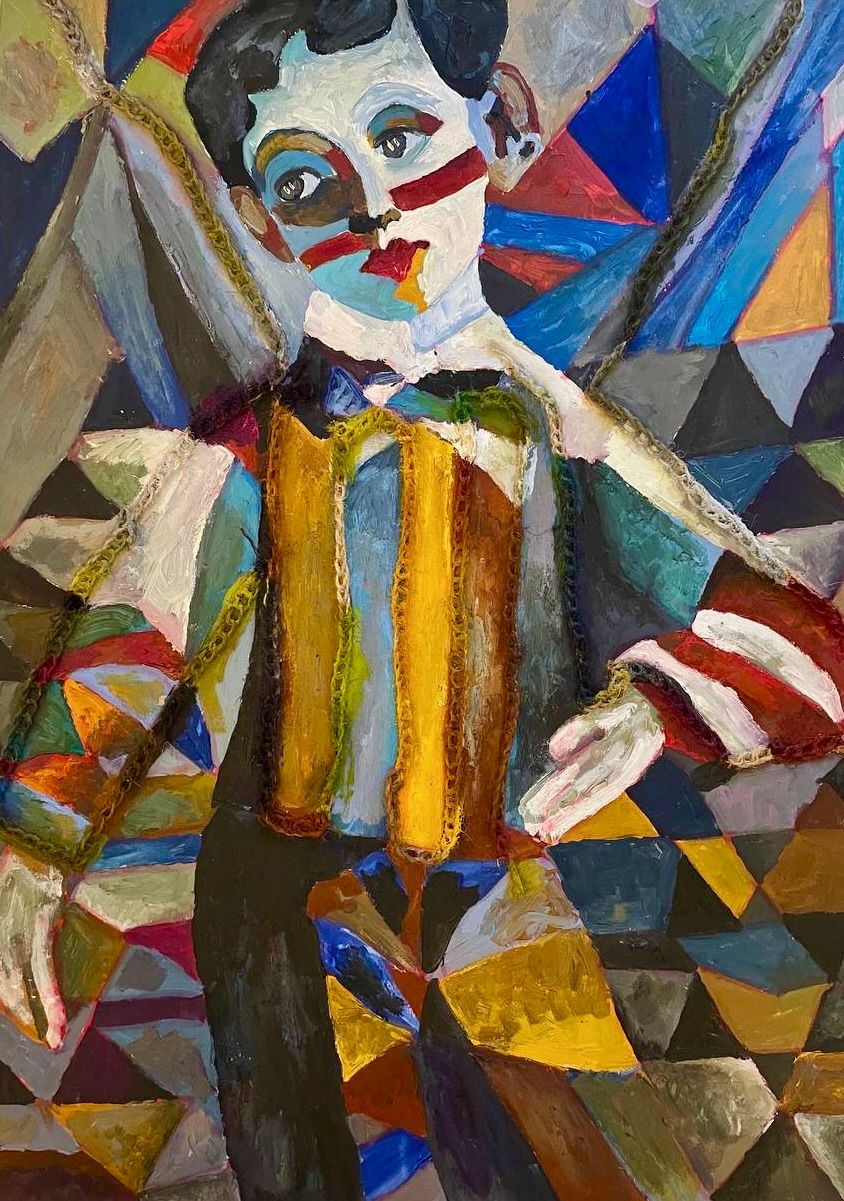 Таня Бродская (Авторская графика - 
                  42 x 59 см) ФОКУС-ПОКУС