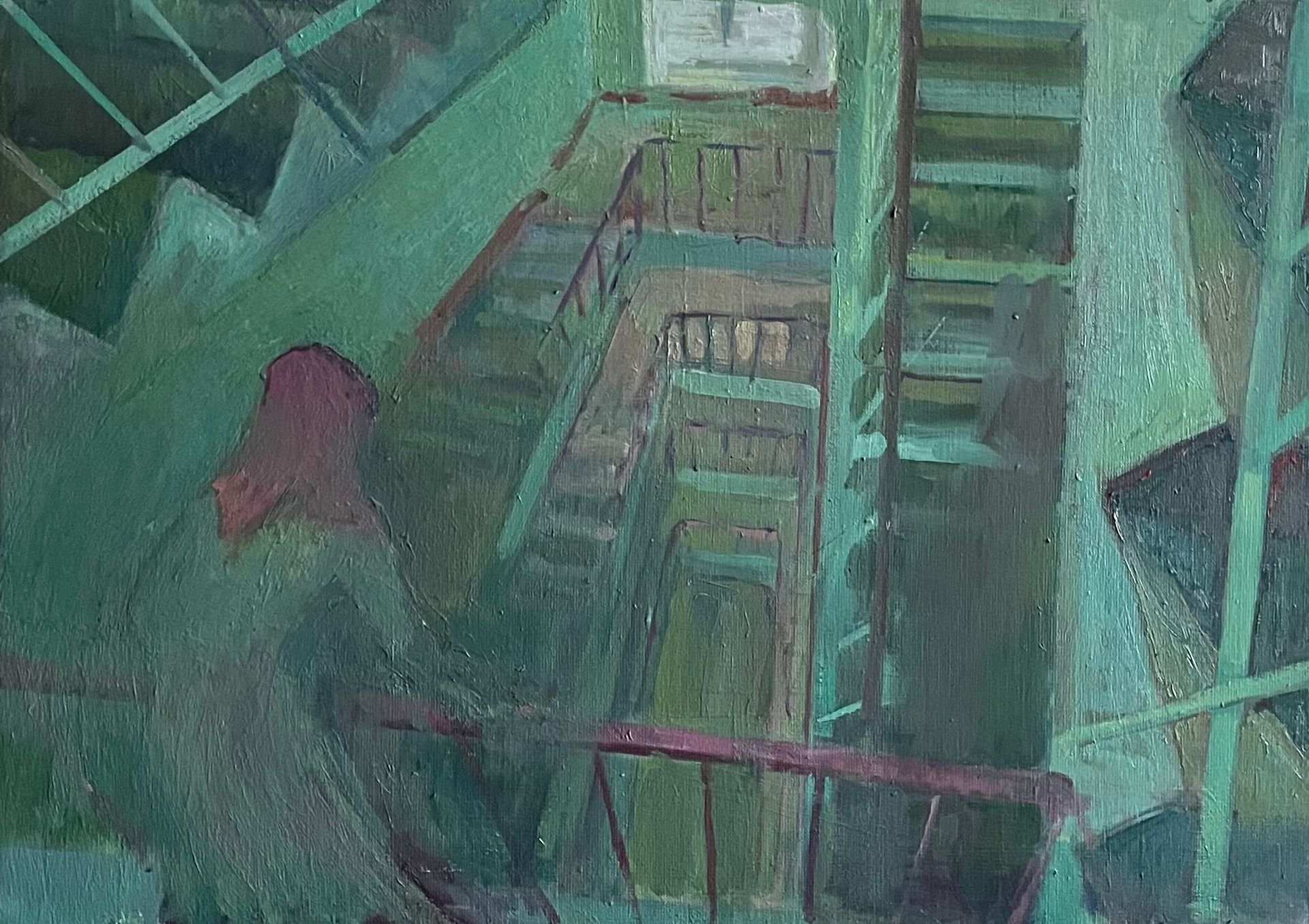 Анастасия Давыдова (Картина, живопись - 
                  70 x 50 см) Страх