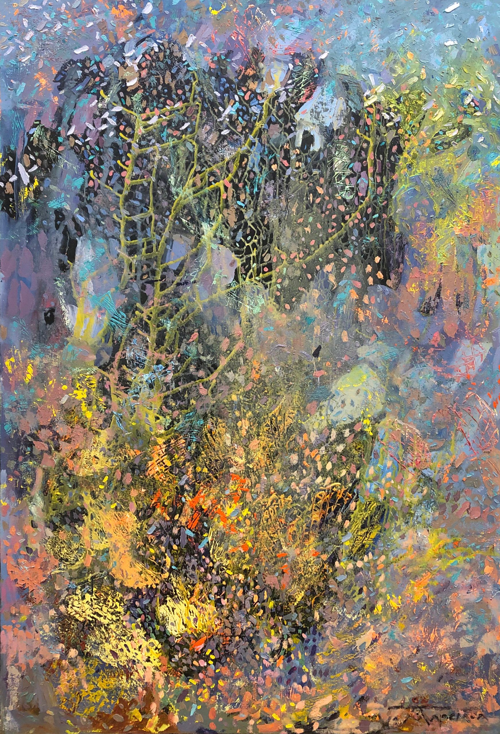 Полина Заремба (Картина, живопись - 
                  100 x 150 см) Райский сад