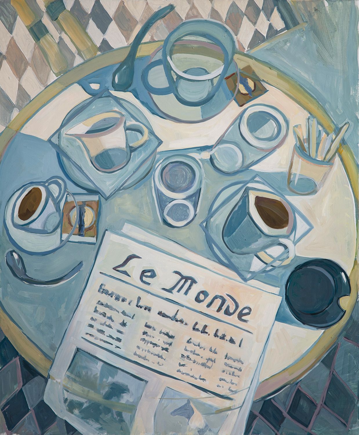 Анастасия Лимонова (Картина, живопись - 
                  50 x 60 см) Le Monde