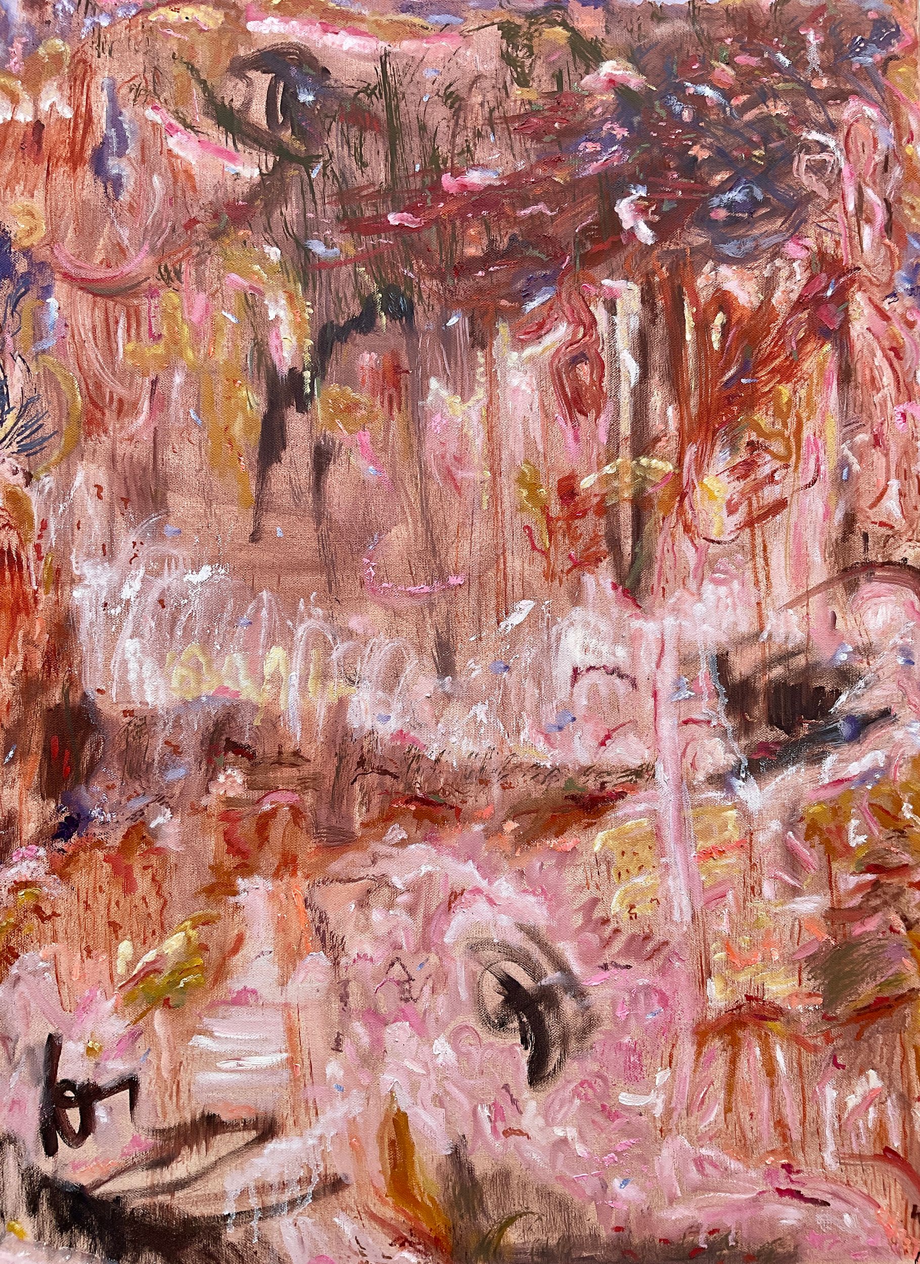 Мария Алдашкова (Картина, живопись - 
                  60 x 80 см) Фрактальное свечение внутри меня. Как в сказке