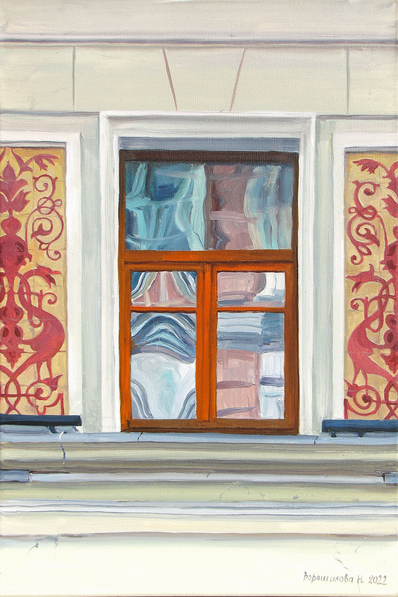 Наталия Ворошилова (Картина, живопись - 
                  40 x 60 см) Отражения. Окно №5