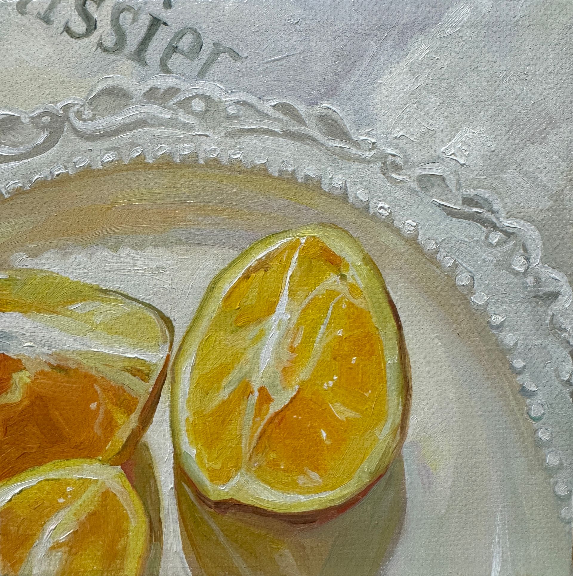 Алиса Дьякова (Картина, живопись - 
                  15 x 15 см) Фрагмент лета
