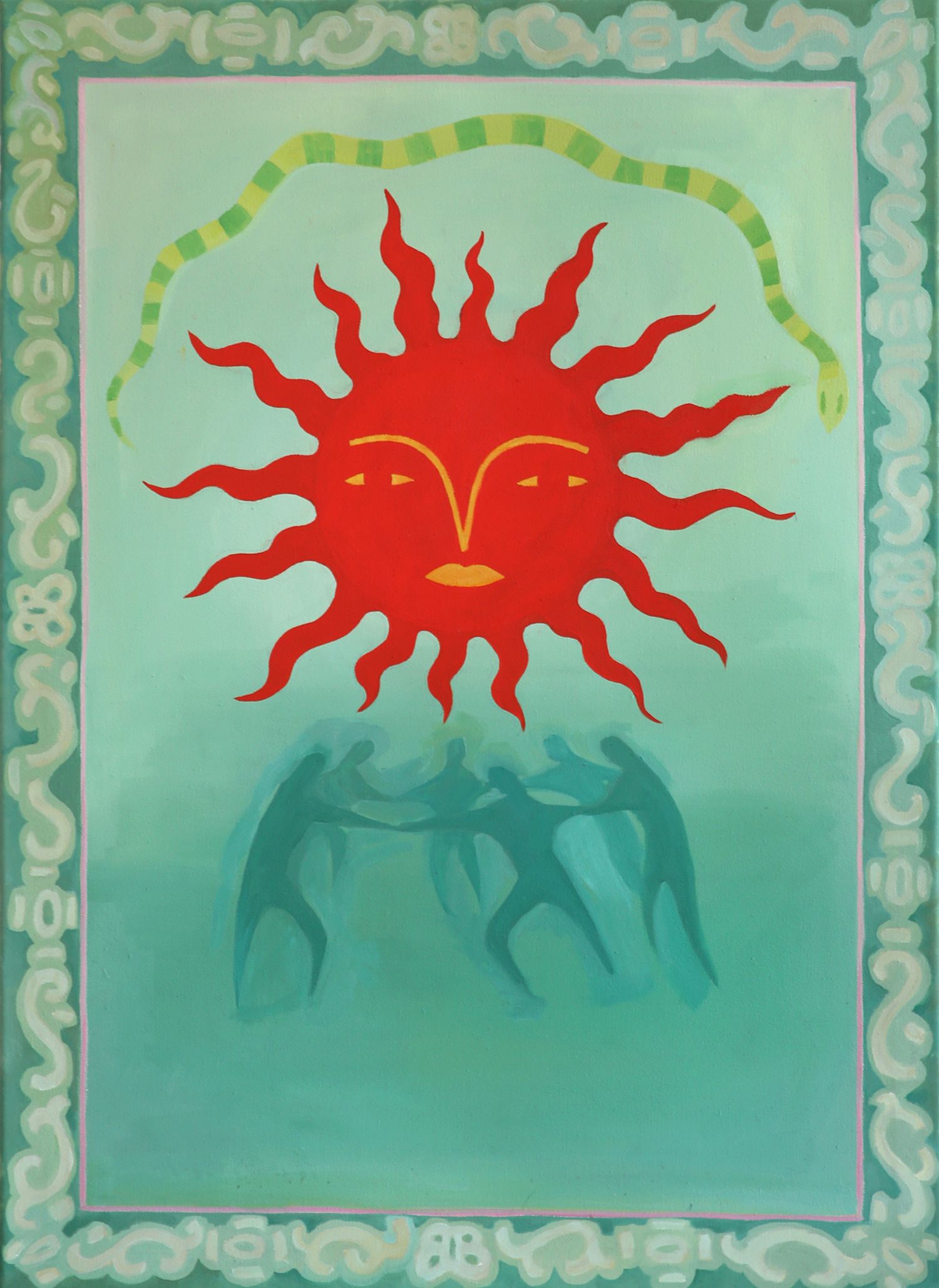 Анастасия Лимонова (Картина, живопись - 
                  50 x 70 см) Солнцестояние