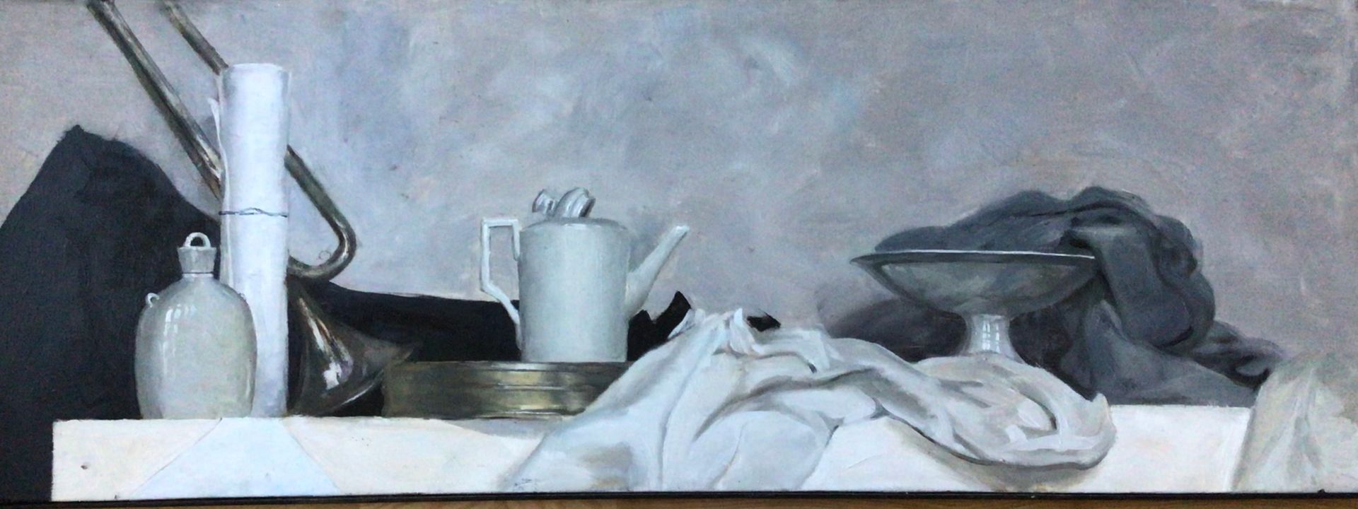 Елизавета Тарасова (Картина, живопись - 
                  150 x 60 см) Однотонное спокойствие