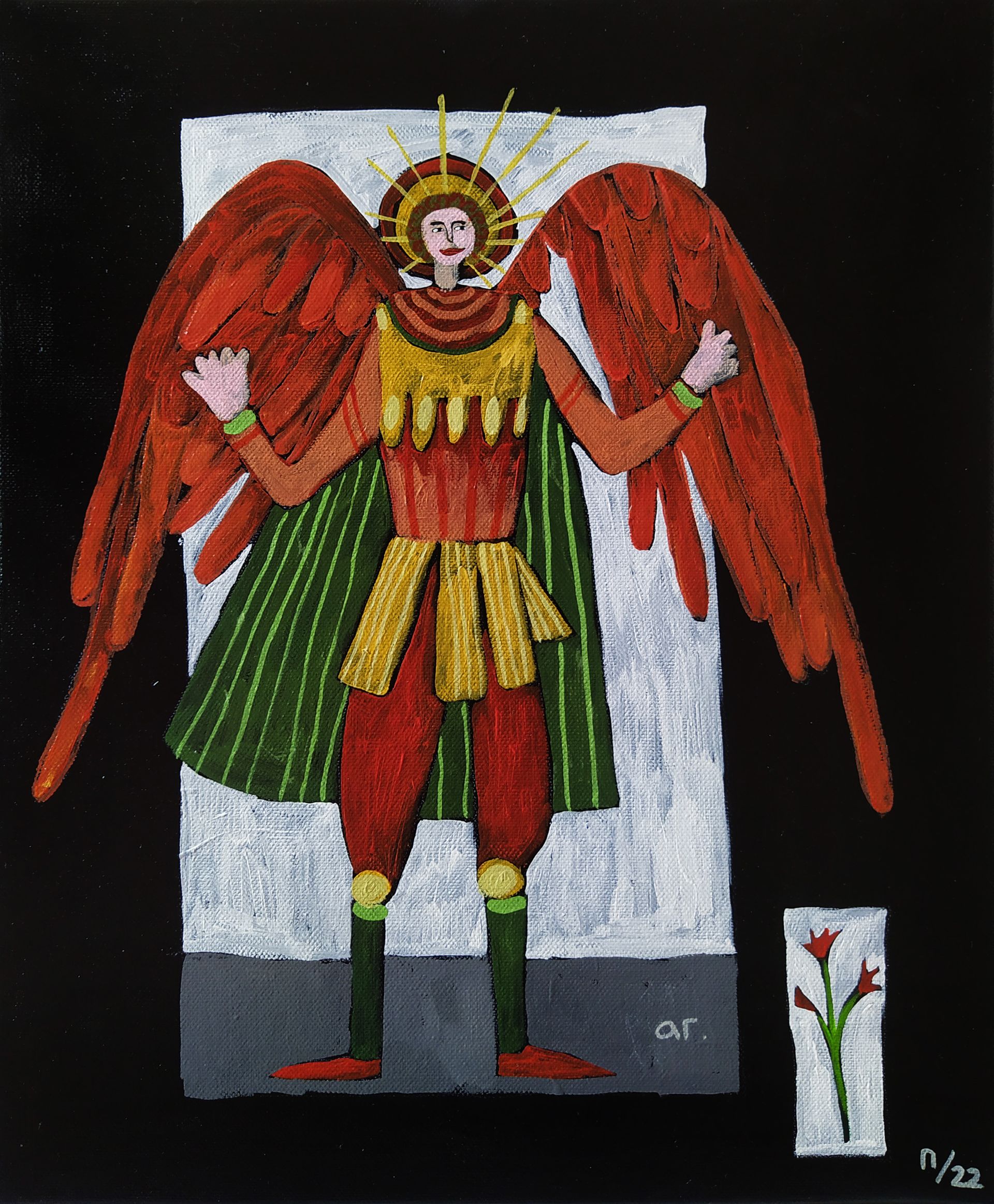 Катя Попченко (Картина, живопись - 
                  33 x 40 см) Gavriil