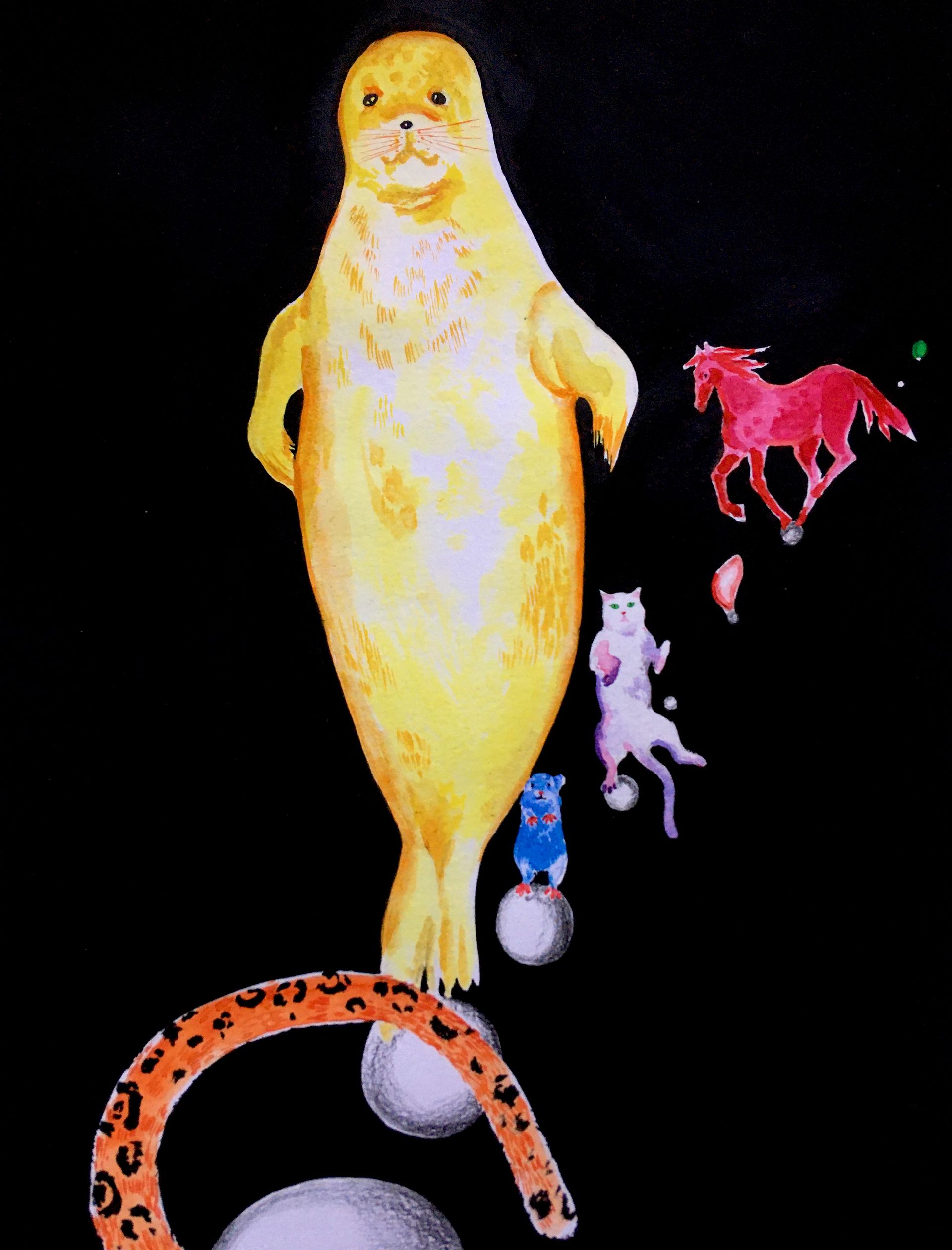 Мария Черепанова (Авторская графика - 
                  21 x 26 см) Баланс