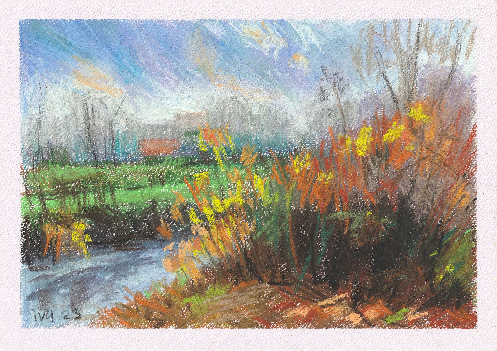 Татьяна Ивченкова (Авторская графика - 
                  29.7 x 21 см) Осень