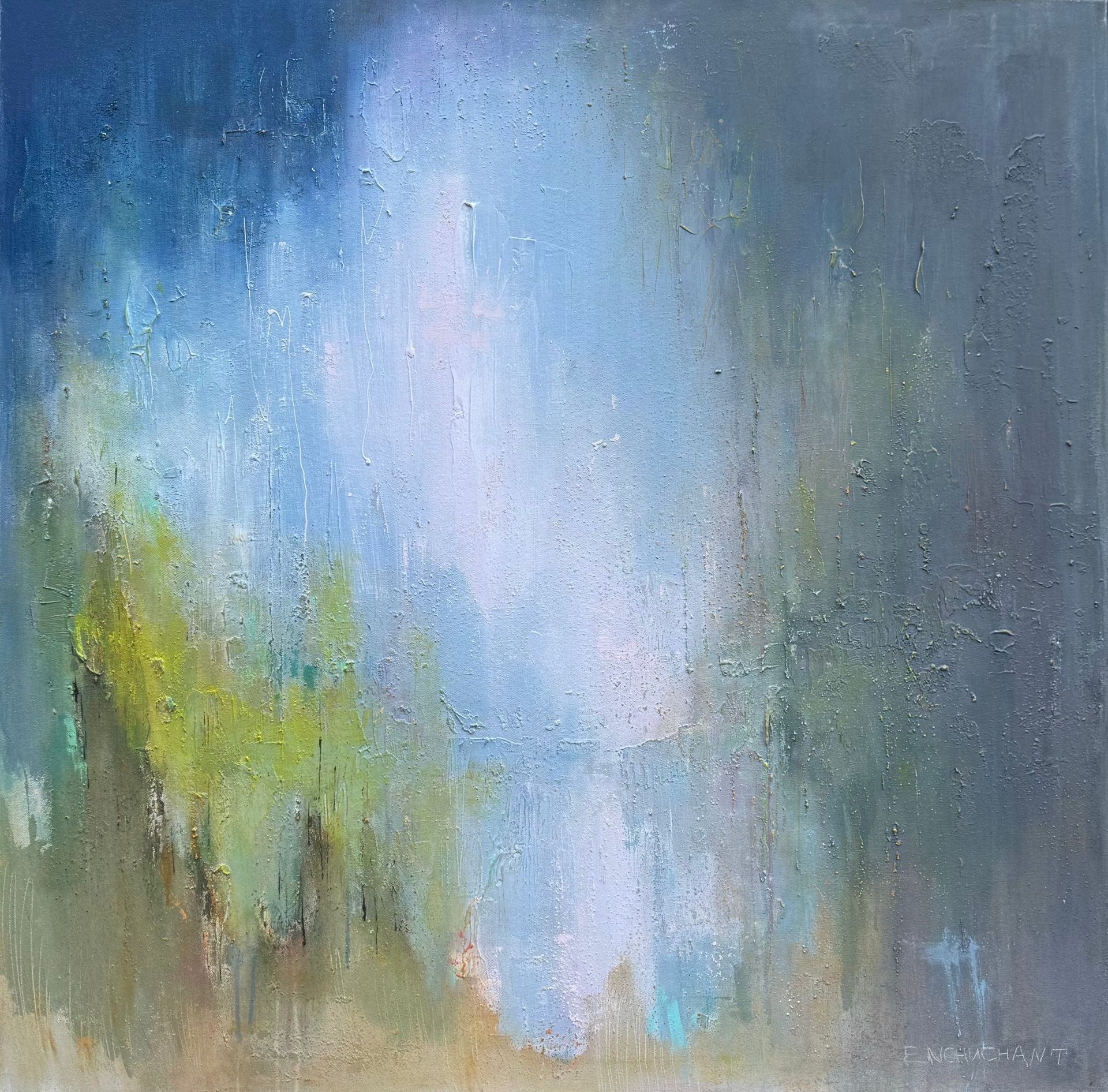 Катерина Горячева (Картина, живопись - 
                  100 x 100 см) Тихая гавань