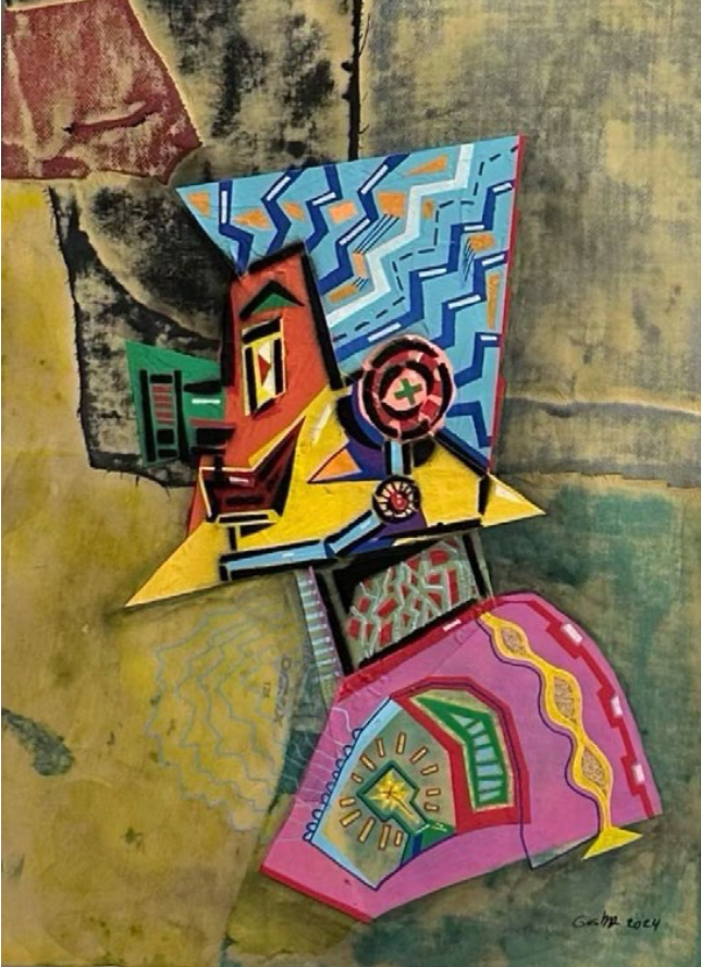 Гоша Острецов (Авторская графика - 
                  30 x 43 см) Андроид в профиль