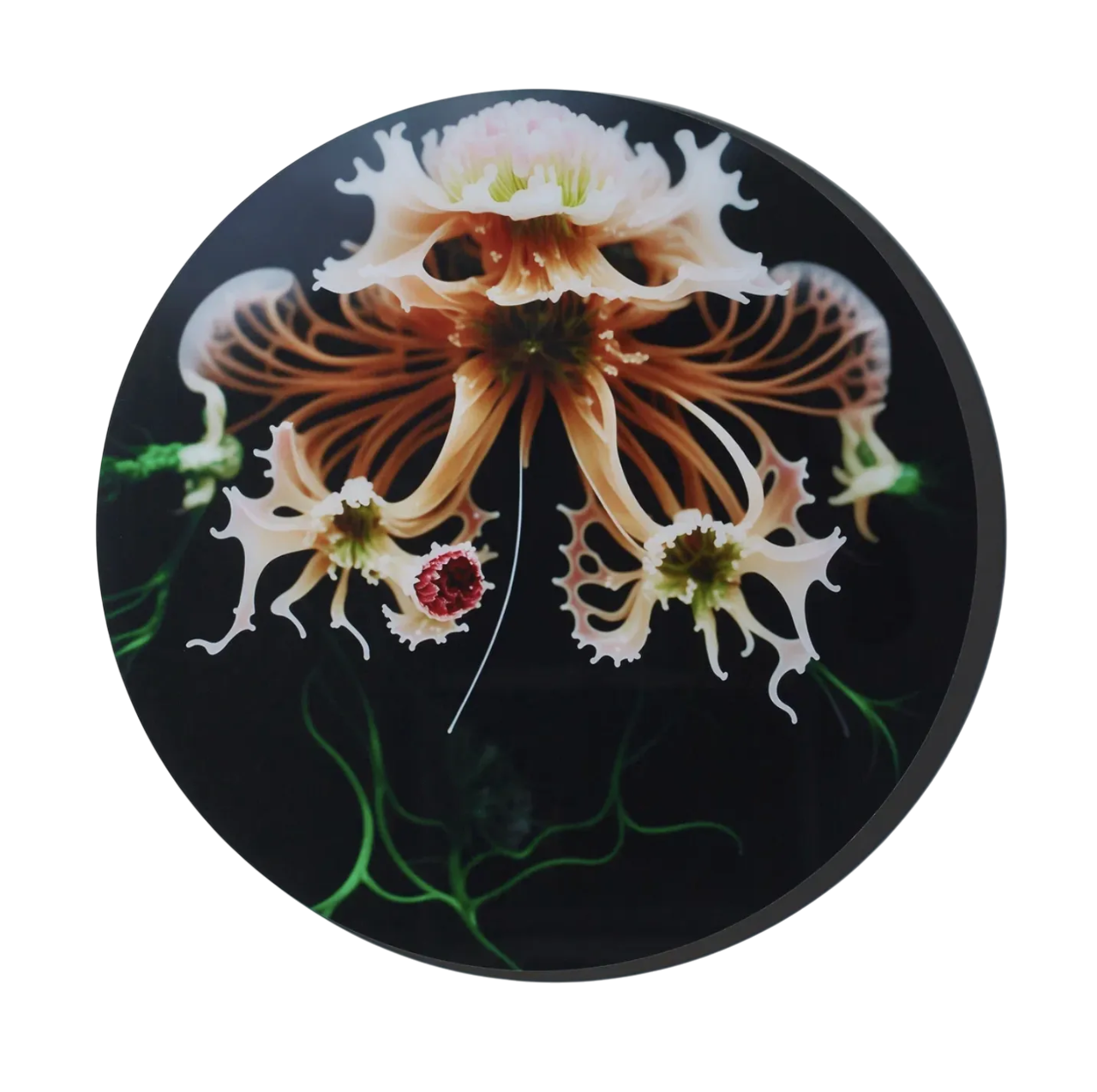 Юлия Низамутдинова (Cyberflora) (Графика цифровая (принты) - 
                  47 x 47 см) Нейропалех. Гибрид