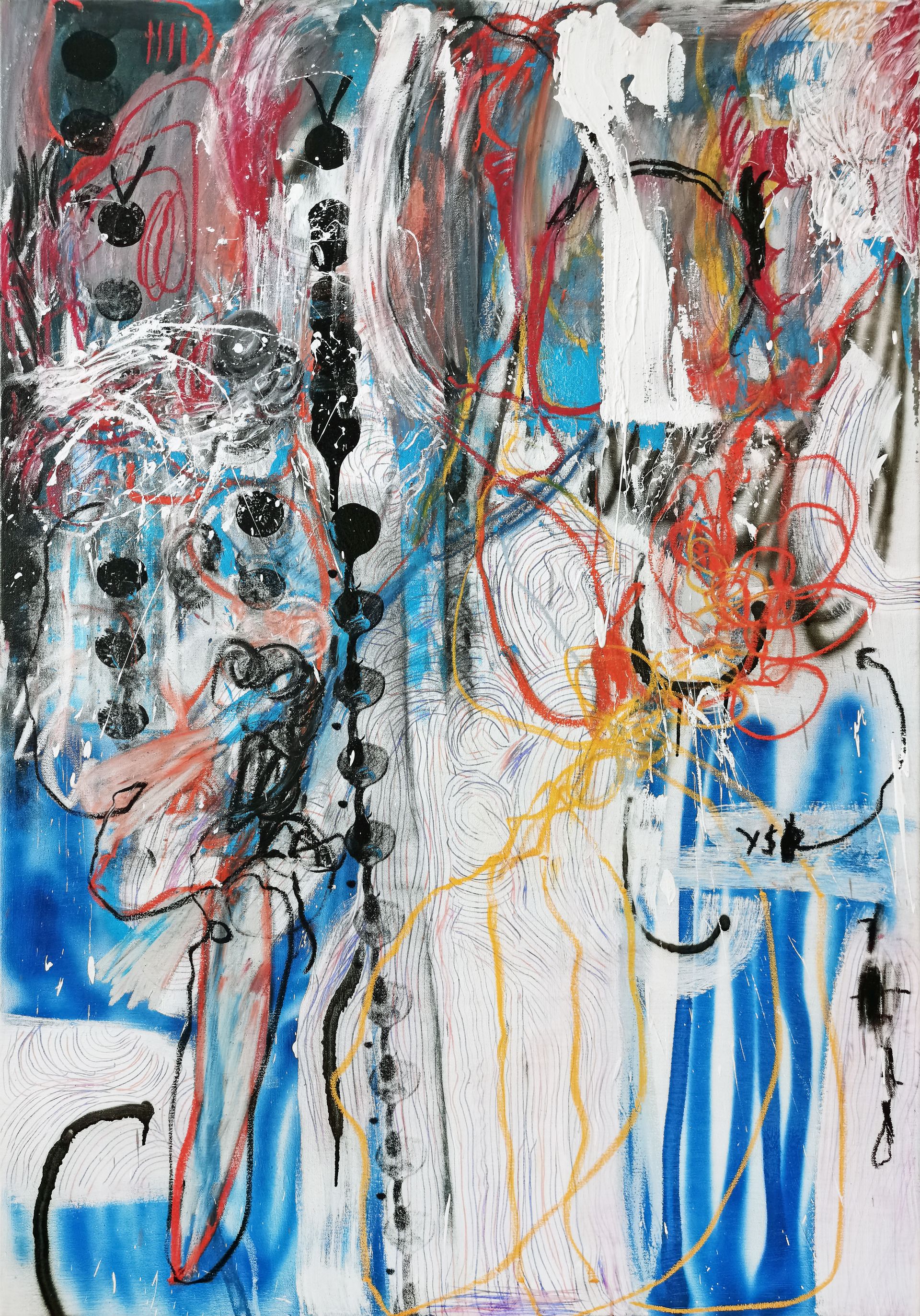 Ярослав Шеин (Картина, живопись - 
                  100 x 150 см) YS-dotdotdot