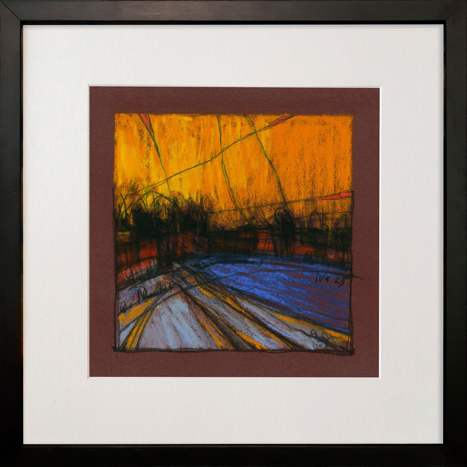 Татьяна Ивченкова (Авторская графика - 
                  32 x 32 см) Закат