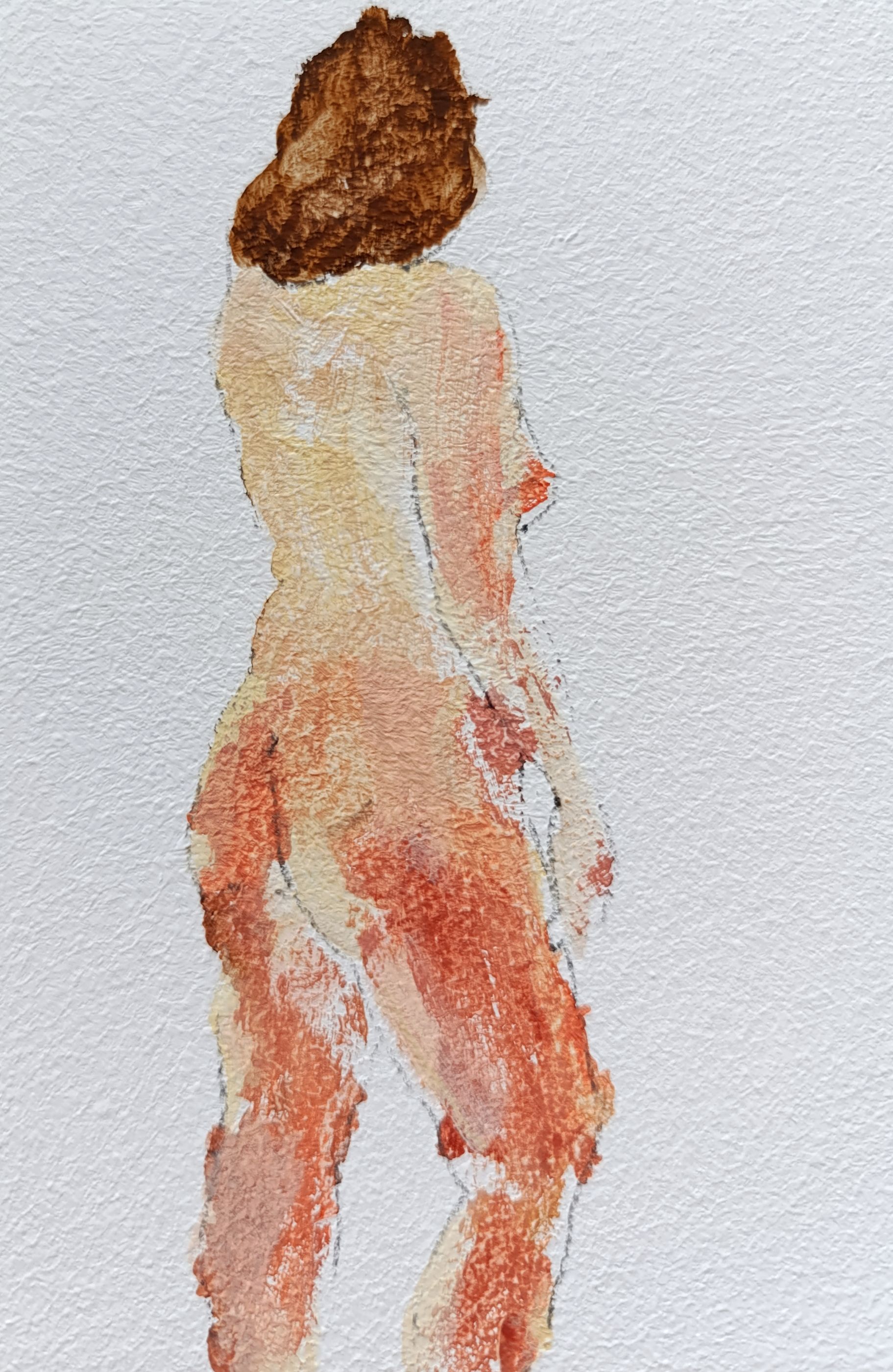 Дарья Петухова (Авторская графика - 
                  10 x 15 см) Натурщица