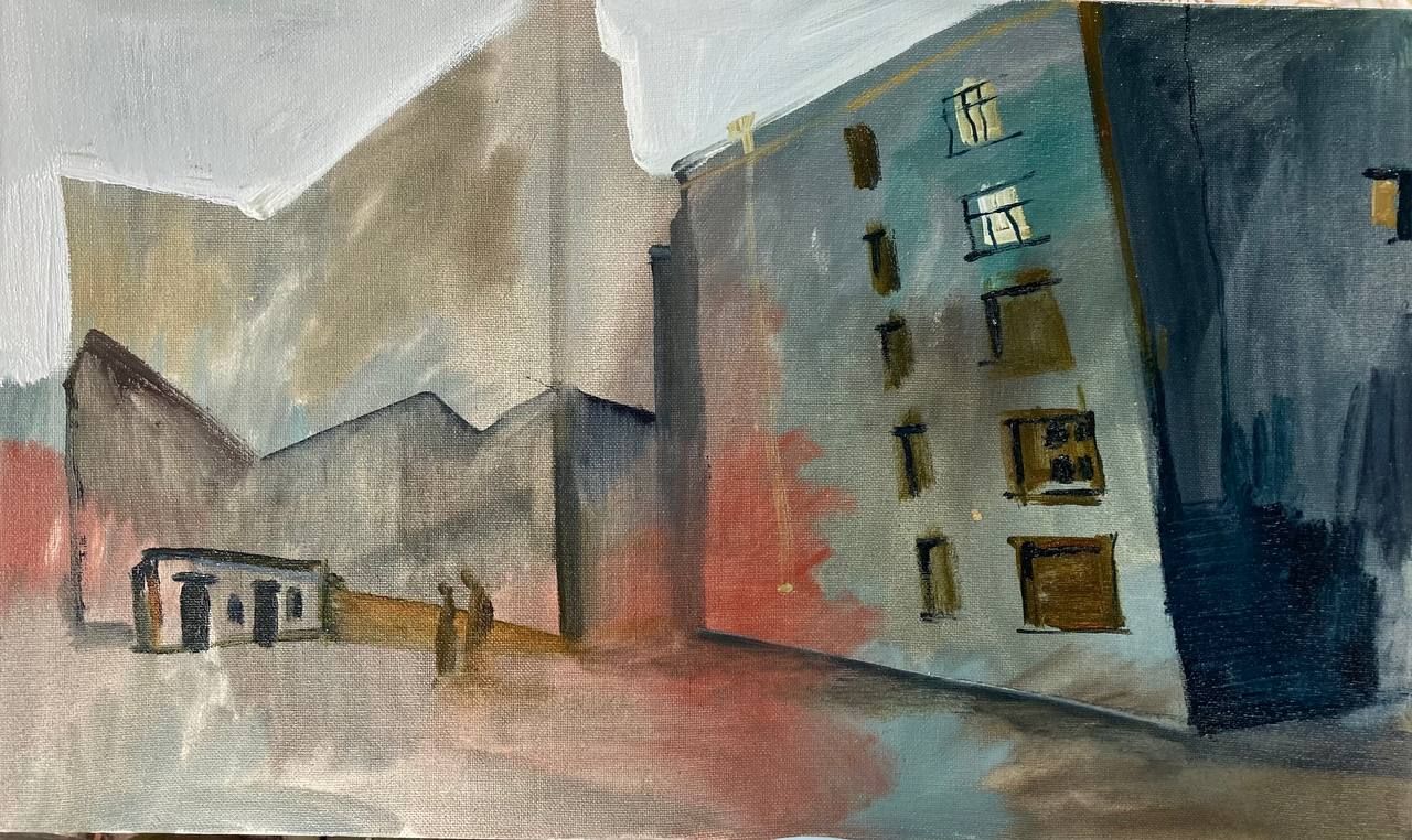 Полина Федотова (Картина, живопись - 
                  50 x 30 см) Без названия