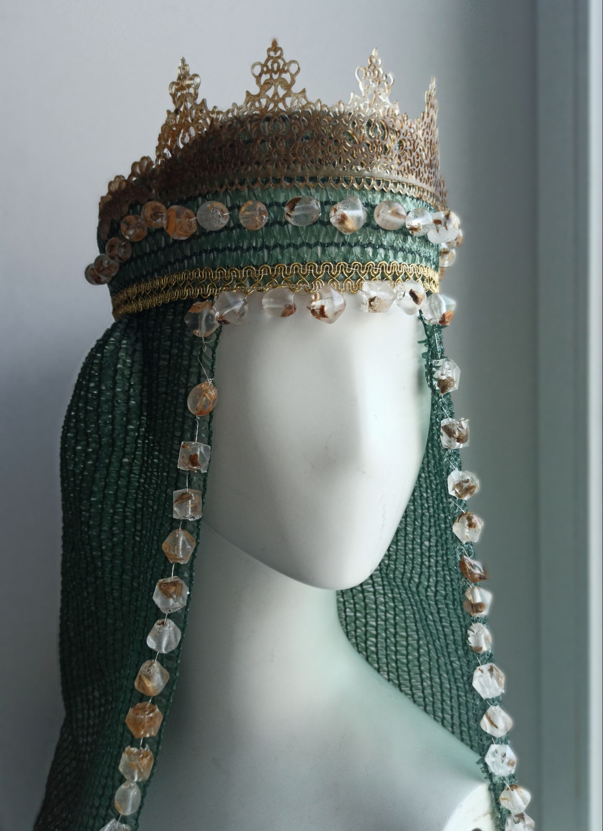 Ирина Ионина (Костюм / одежда  - 
                  18 x 60 см) Головной убор "Сaeremonia"