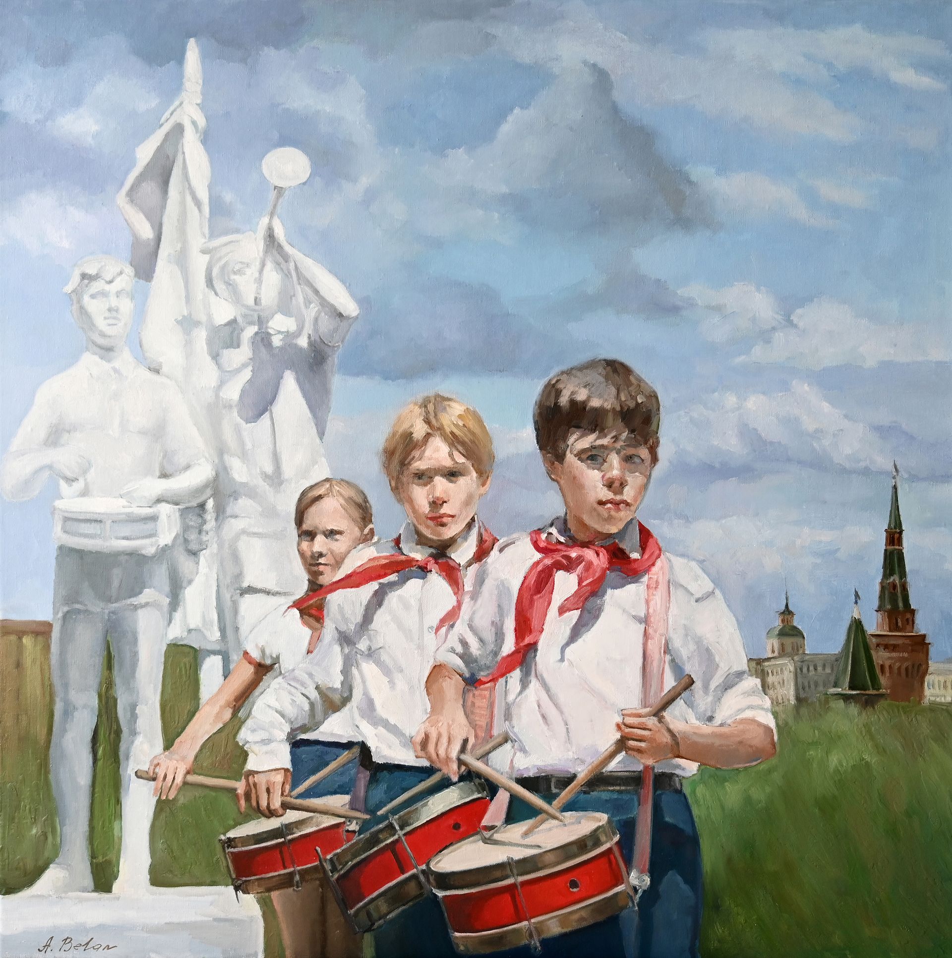 Анна Белан (Картина, живопись - 
                  90 x 90 см) Ритм