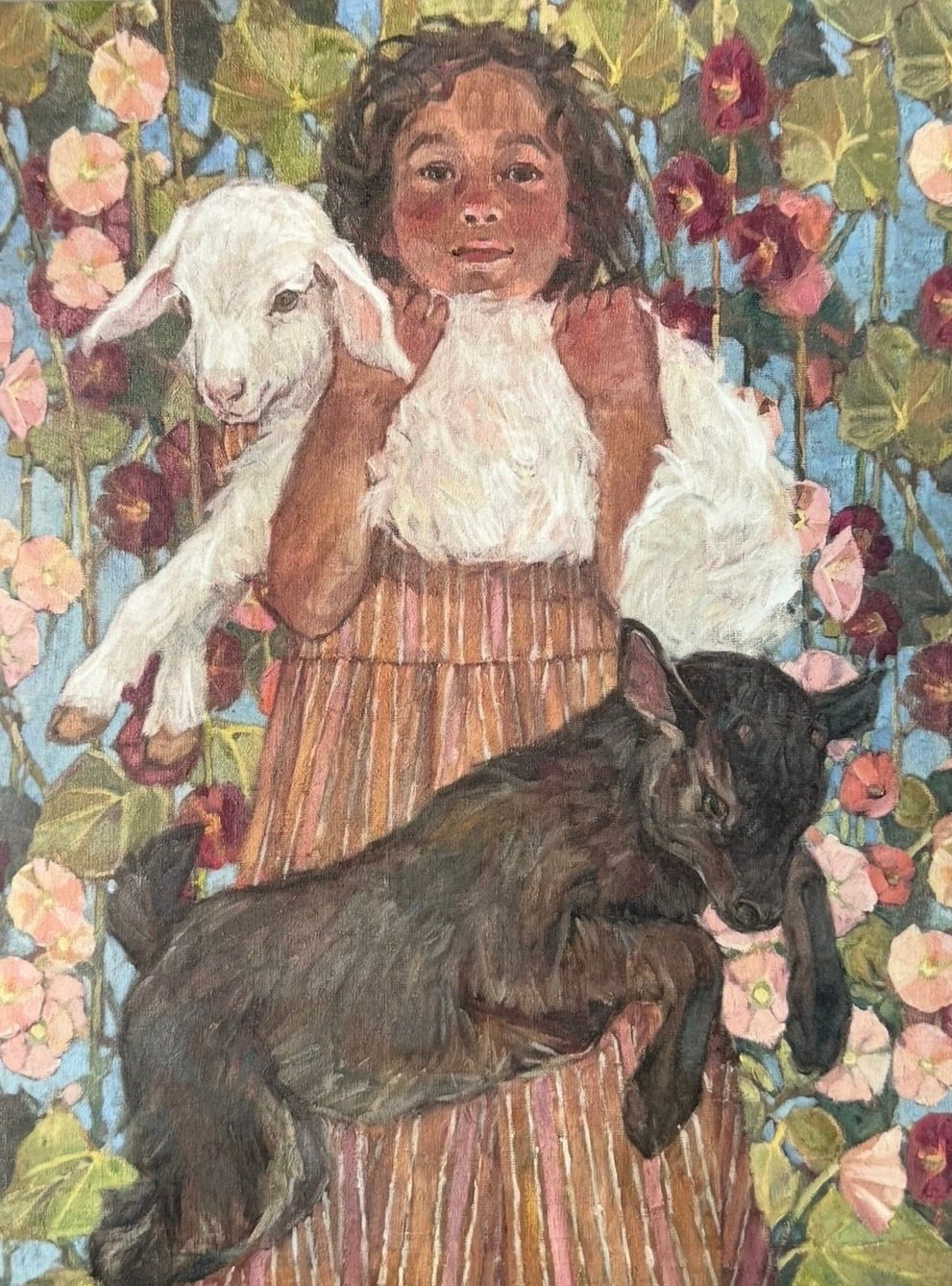 Залифа Хибатова (Графика цифровая (принты) - 
                  30 x 40 см) Детство