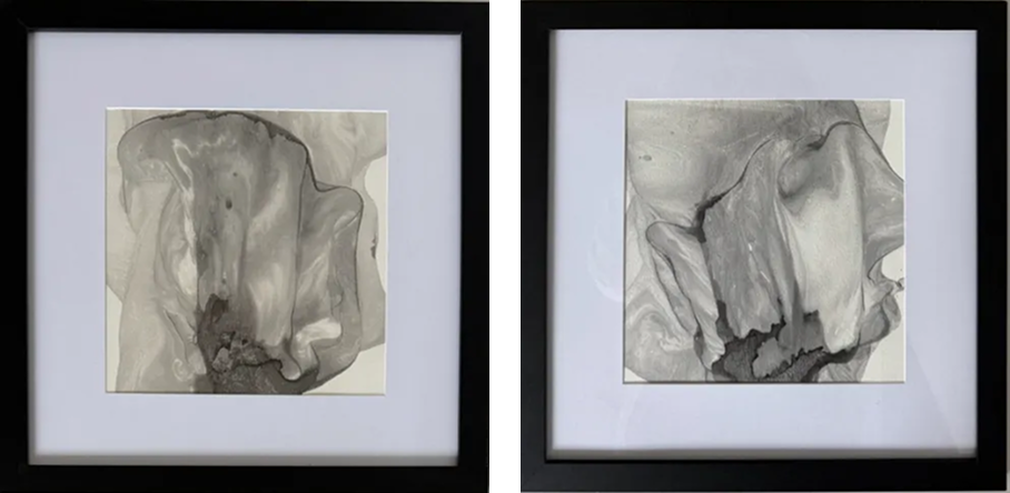 Виктория Марченко (Авторская графика - 
                  60 x 30 см) Black flow