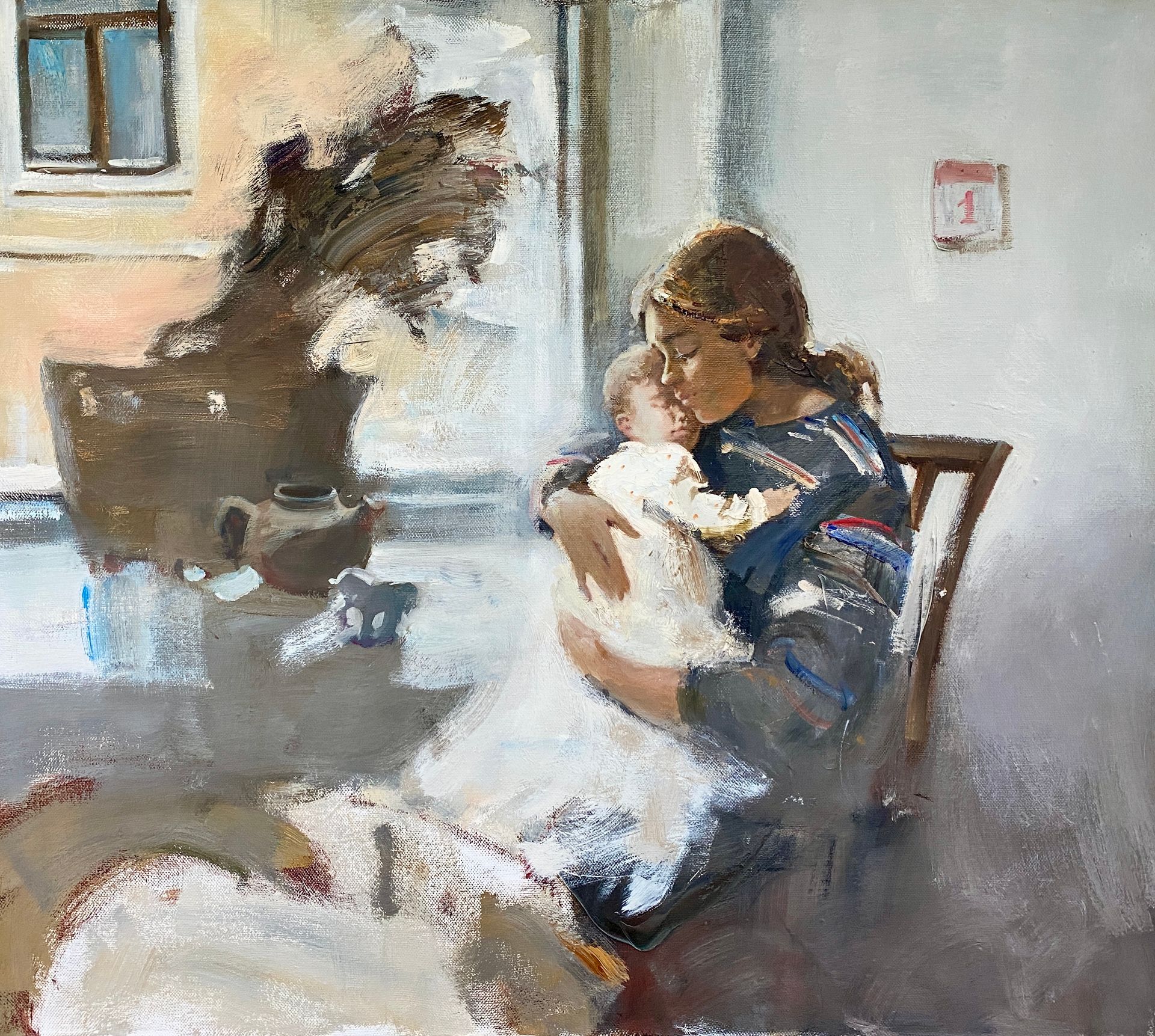 Надежда Воронцова (Картина, живопись - 
                  80 x 60 см) Ева