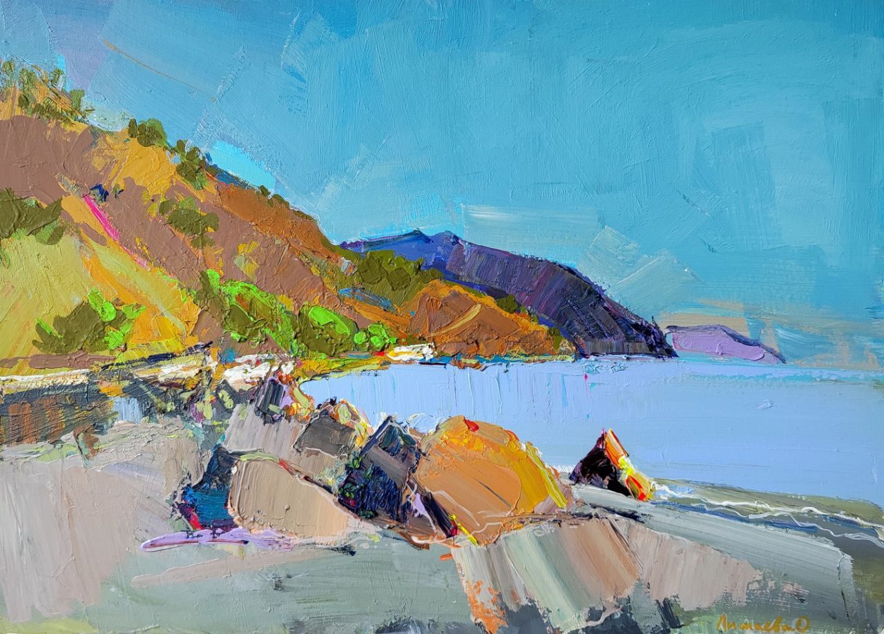 Олеся Лишаева (Картина, живопись - 
                  70 x 50 см) Морское