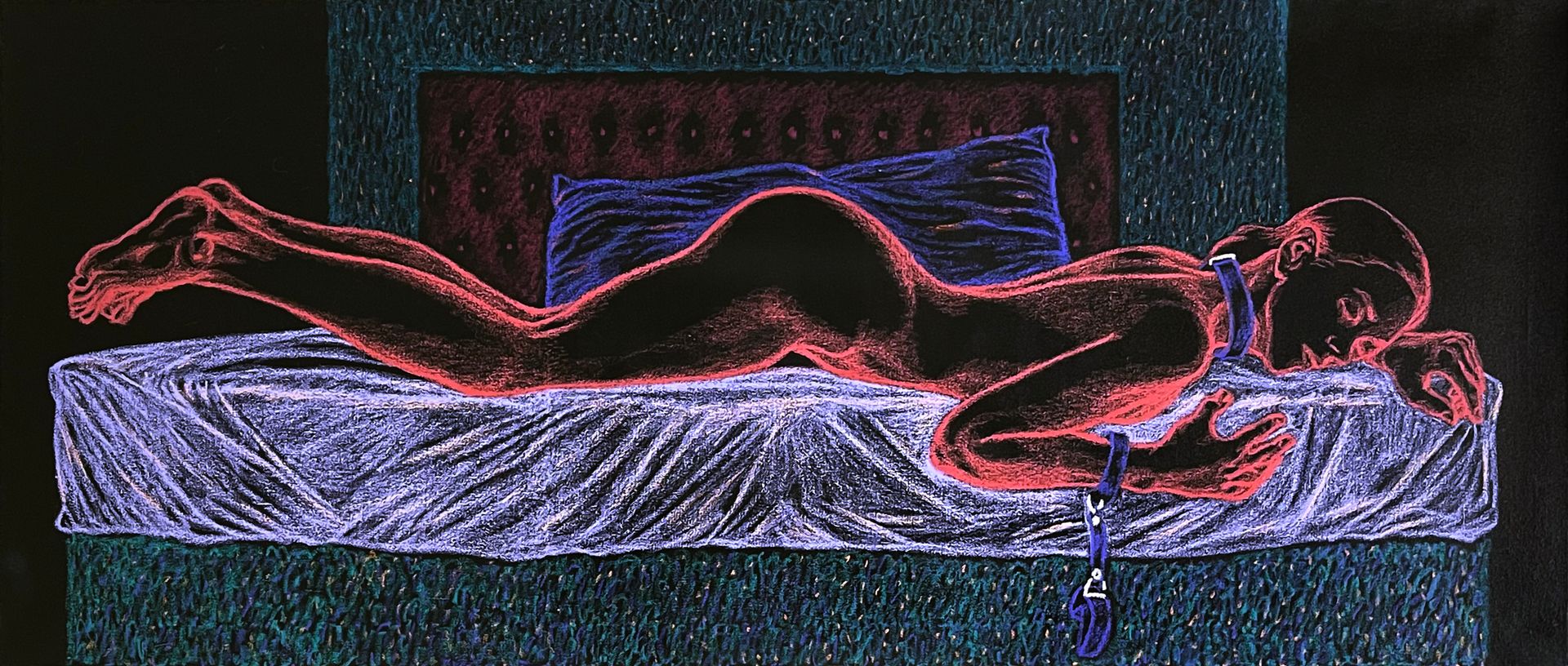 Мария Евдокимова (Картина, живопись - 
                  140 x 60 см) Автопортрет №16