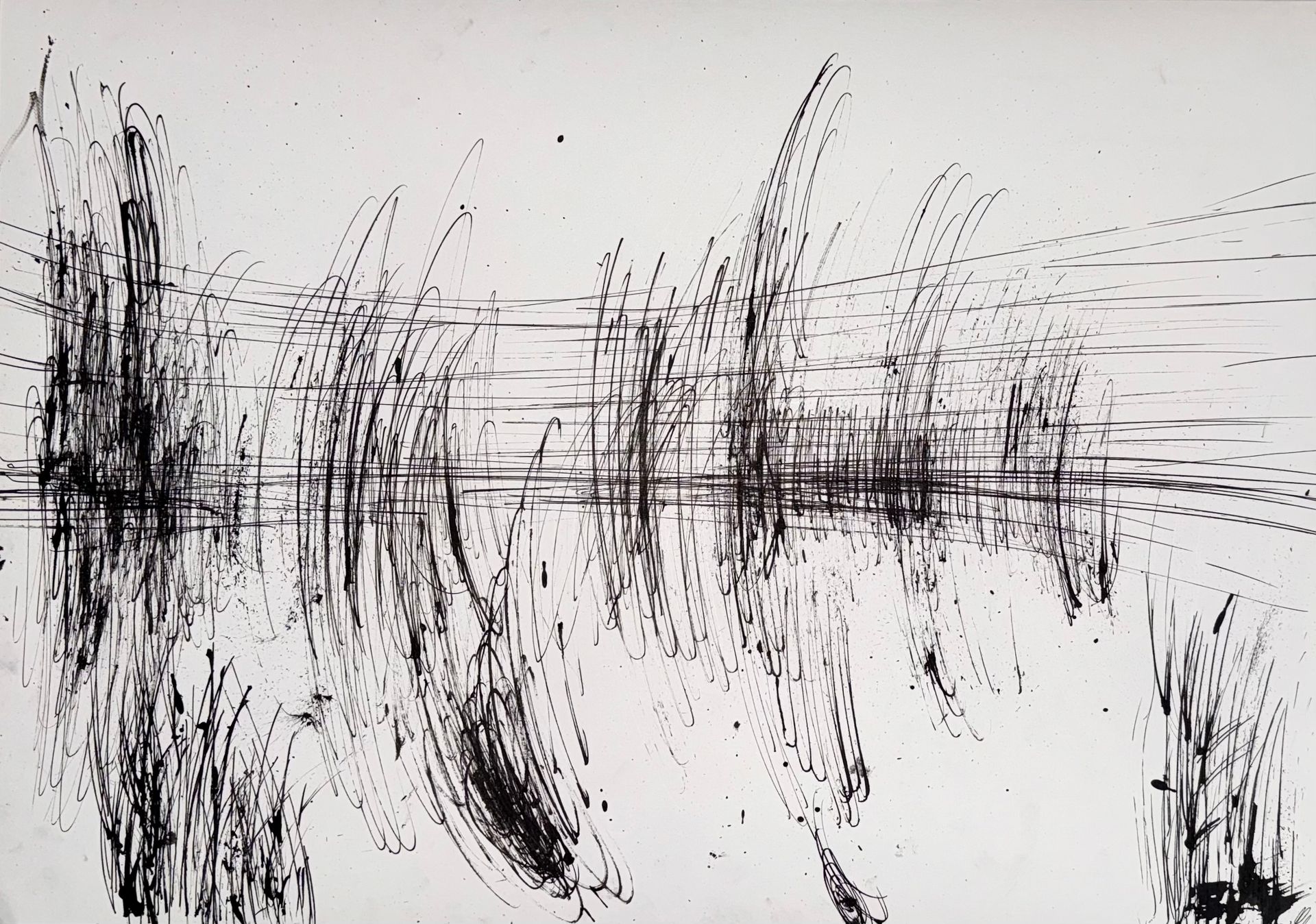 Маргарита Чигодайкина (Авторская графика - 
                  59.4 x 42 см) Абсолютное поле 4