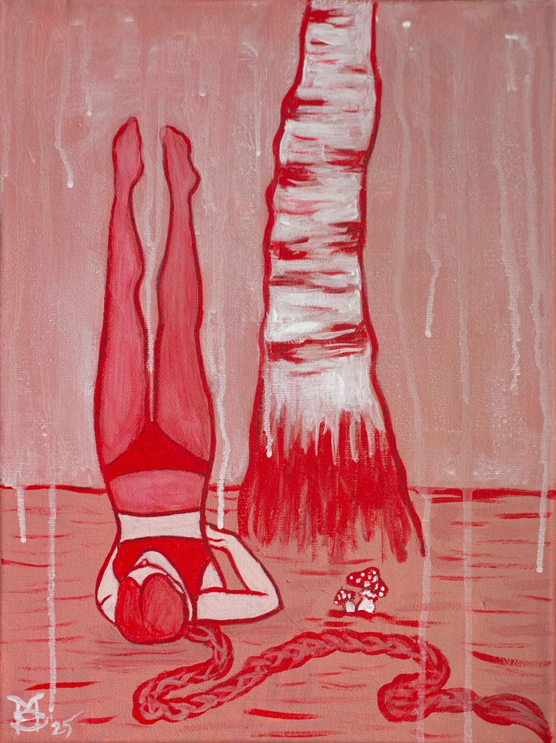 Мария Субботина (Картина, живопись - 
                  30 x 40 см) Две Березки 2.2