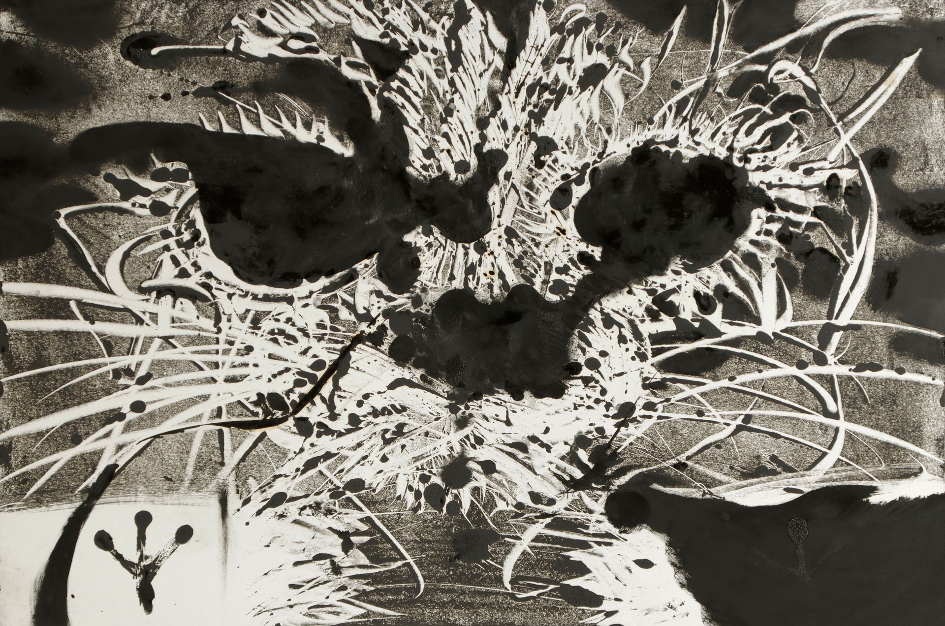 Дмитрий Василенко (Авторская графика - 
                  84 x 59 см) Бегемот