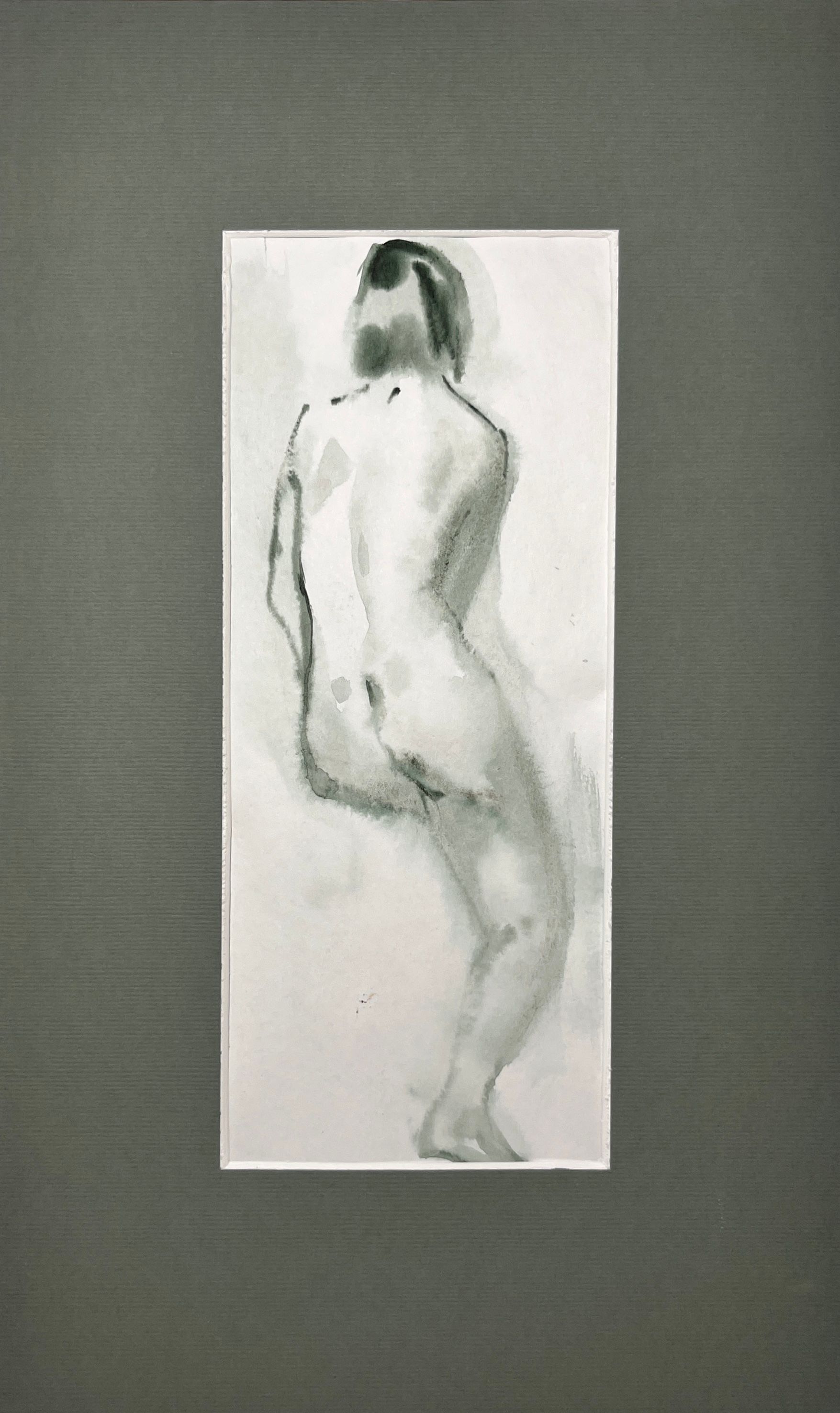 Люсинэ Туманян (Авторская графика - 
                  20 x 34 см) Обнажённая