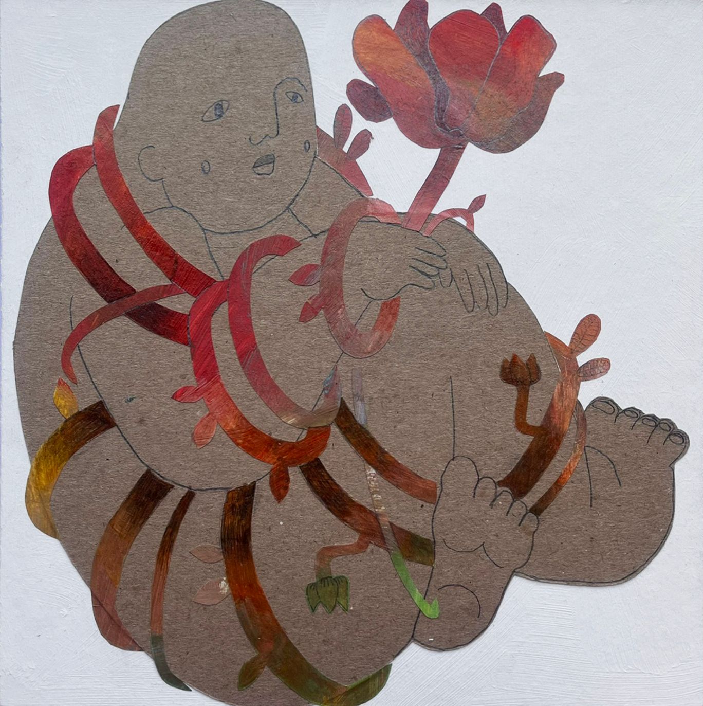 Максим Винокуров (Авторская графика - 
                  20 x 20 см) Страшная красота