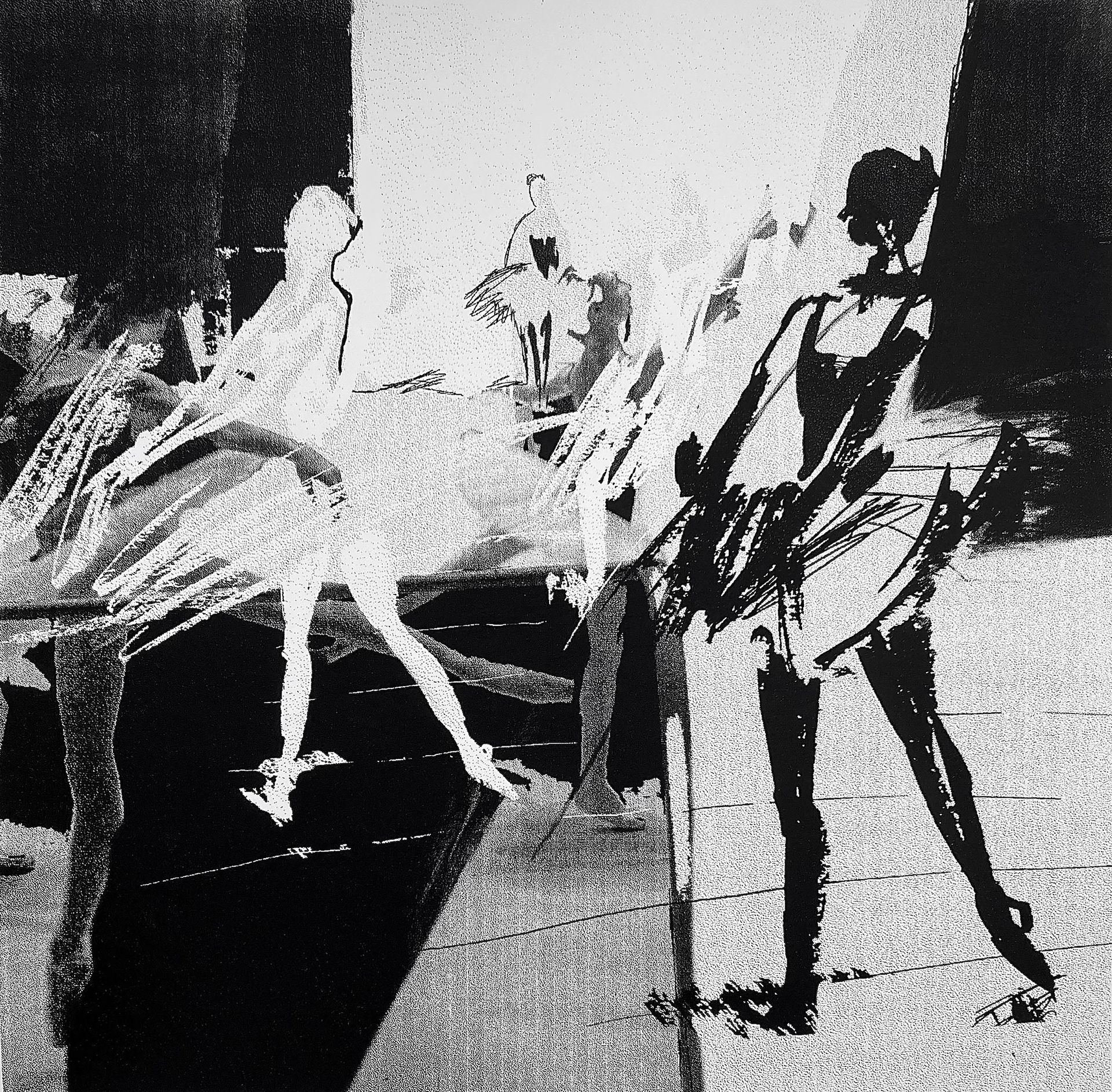 Вероника Федорцова (Графика печатная - 
                  53 x 73 см) Лист 3 из серии "Танцующие"