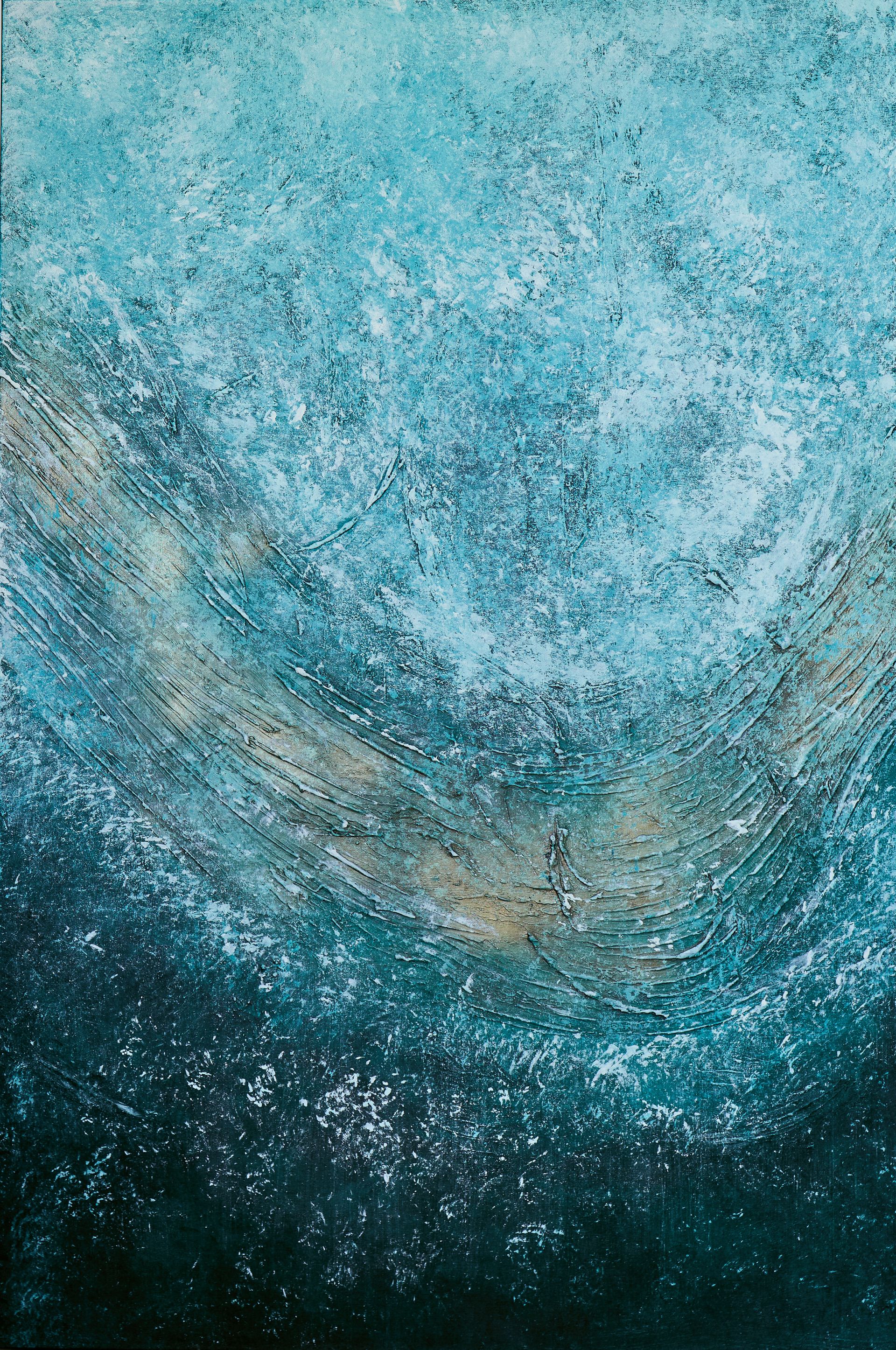 Елена Кашицына (Картина, живопись - 
                  100 x 150 см) Морская волна