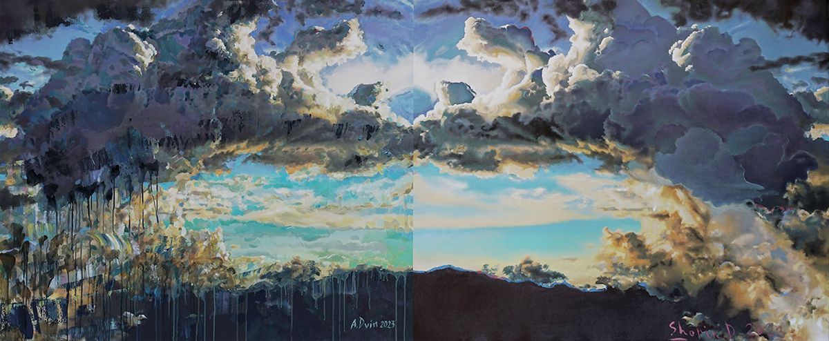 Дмитрий Шорин (Картина, живопись - 
                  150 x 61 см) Cyclone