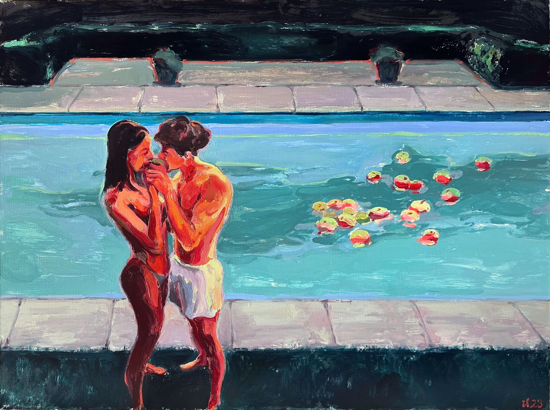 Илья Филатов (Картина, живопись - 
                  80 x 60 см) Адам и Ева