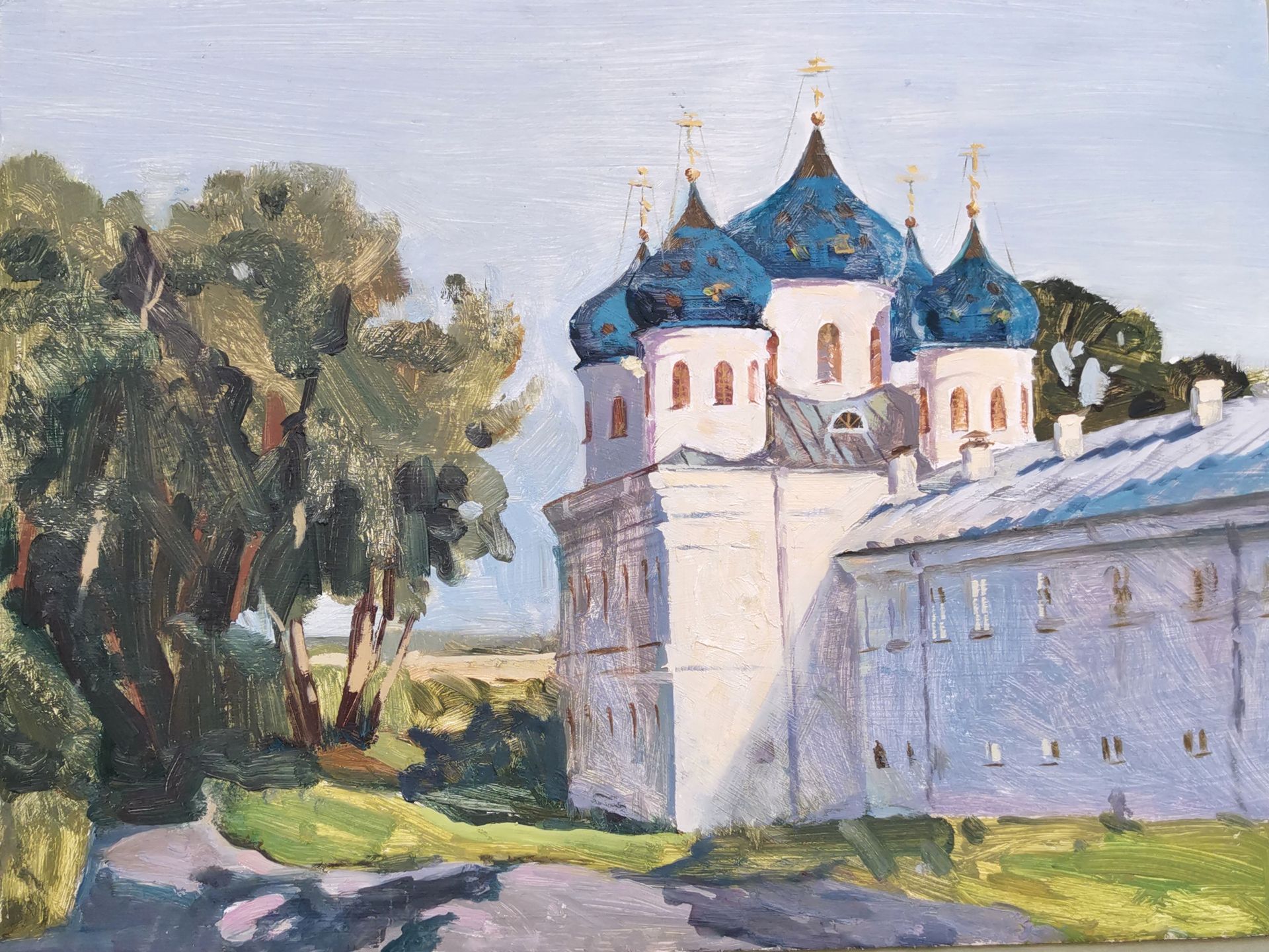 Регина Буглеева (Авторская графика - 
                  40 x 30 см) Юрьев монастырь