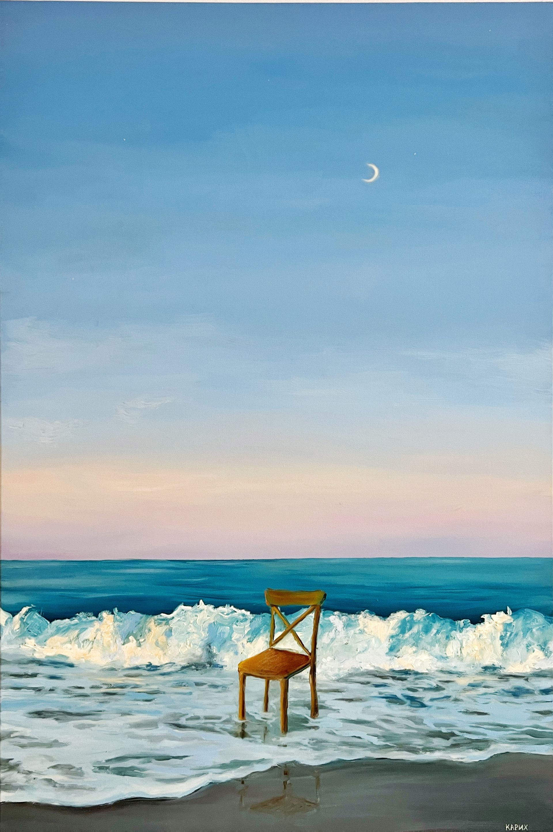 Ксения Карих (Картина, живопись - 
                  60 x 90 см) Place for reflection