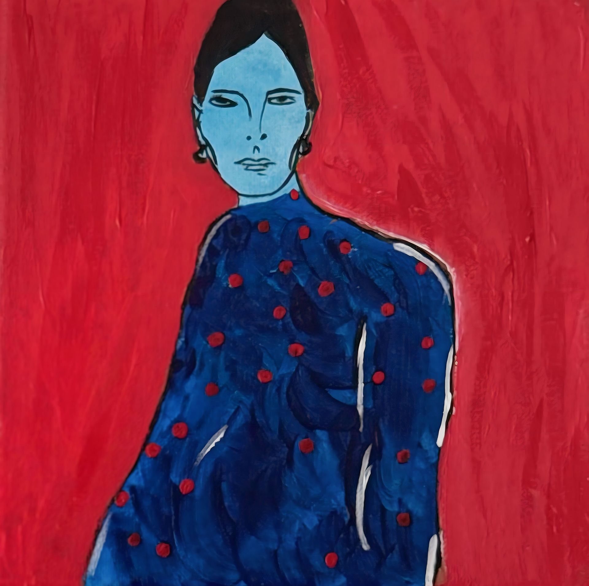 Алина Курбанова (Картина, живопись - 
                  20 x 20 см) Нина