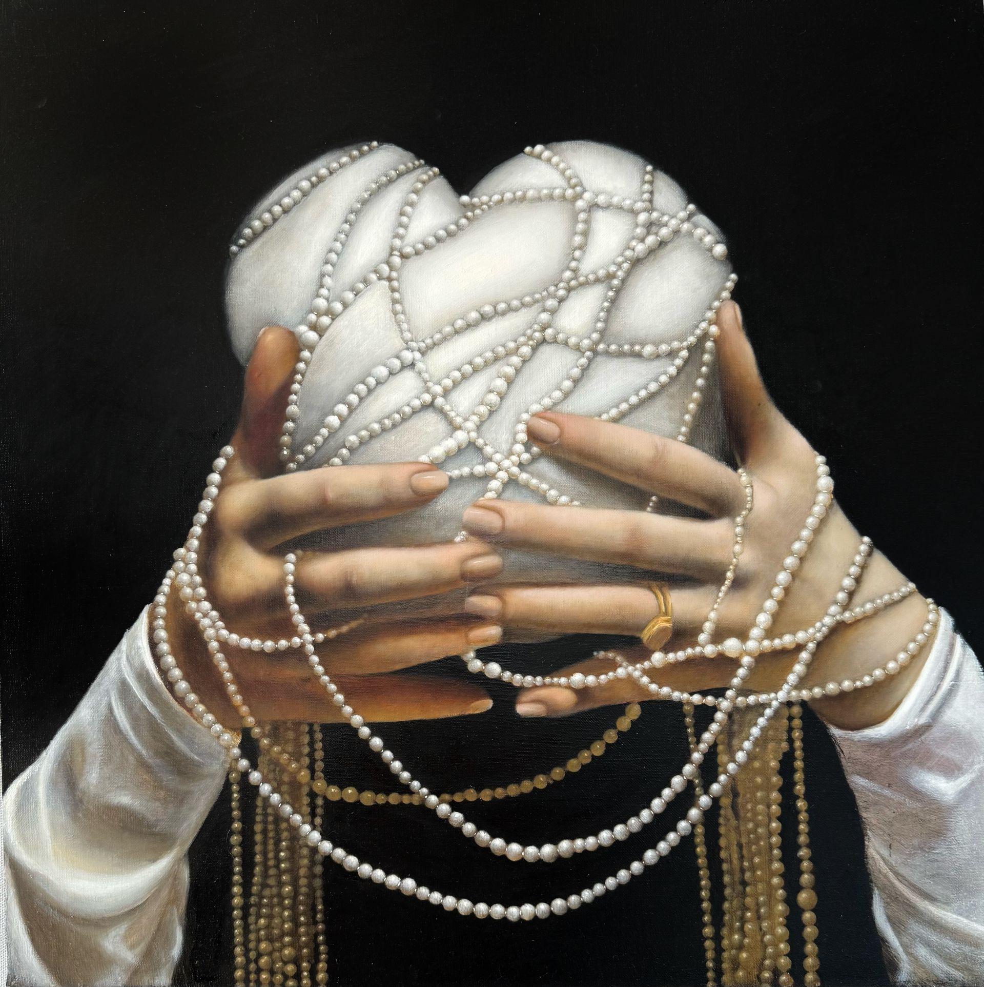 Арина Коржикова (Картина, живопись - 
                  60 x 60 см) Любовь