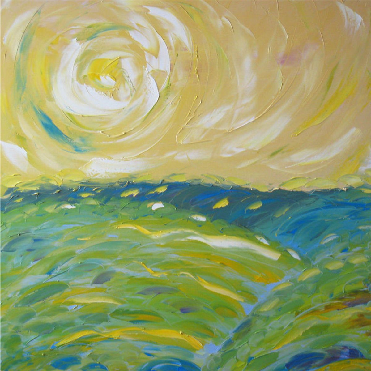Андрей Шенгелия (Картина, живопись - 
                  65 x 65 см) Summertime