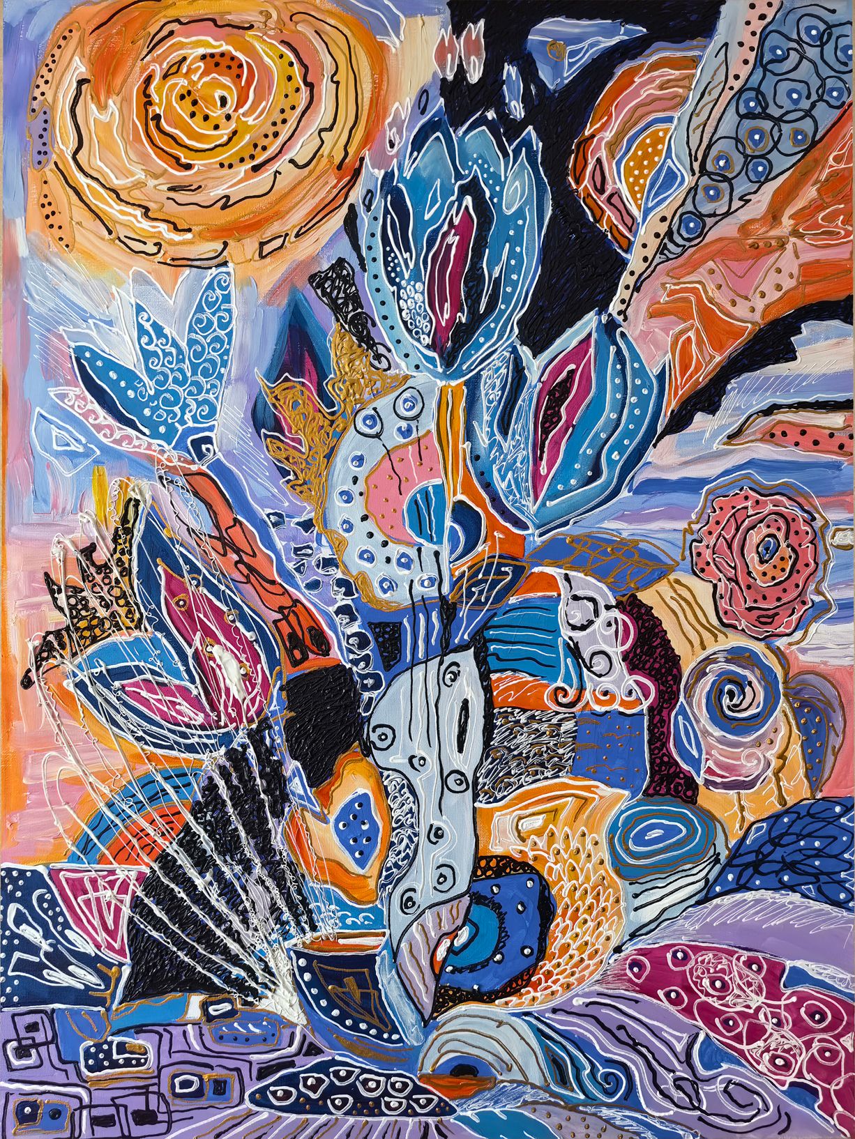 Ирина Шумская (Картина, живопись - 
                  60 x 80 см) Цветы утренней звезды