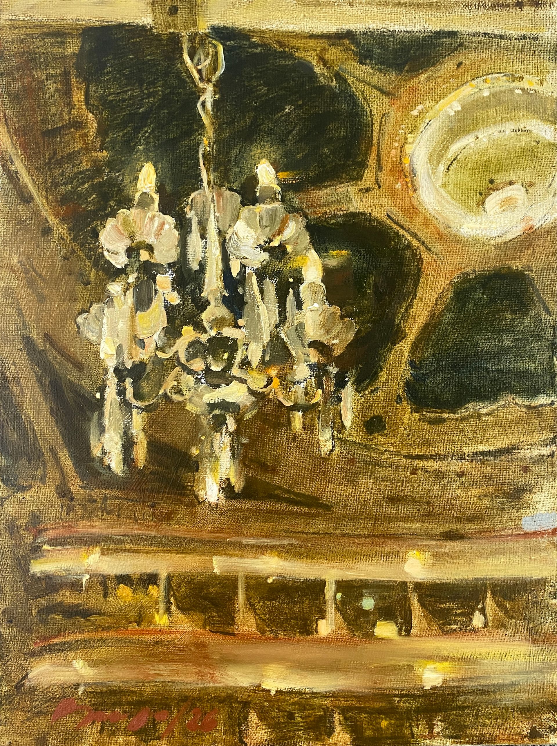 Надежда Воронцова (Картина, живопись - 
                  30 x 40 см) Театральные сезоны