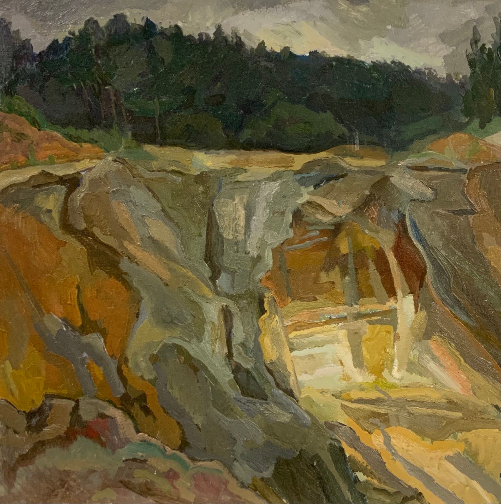 Елизавета Тульчинская (Картина, живопись - 
                  46 x 46 см) Карьер