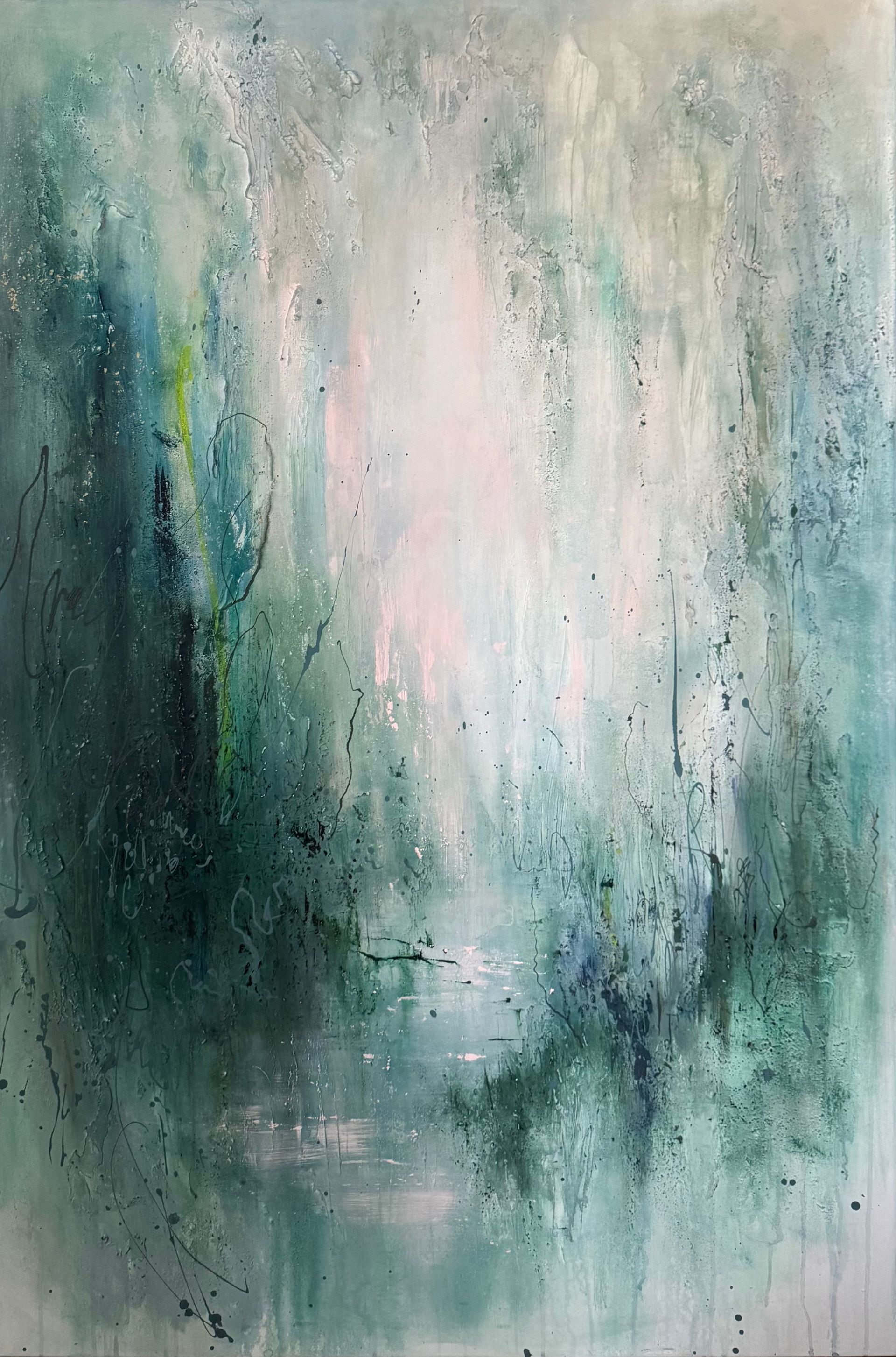 Катерина Горячева (Картина, живопись - 
                  100 x 150 см) Поток