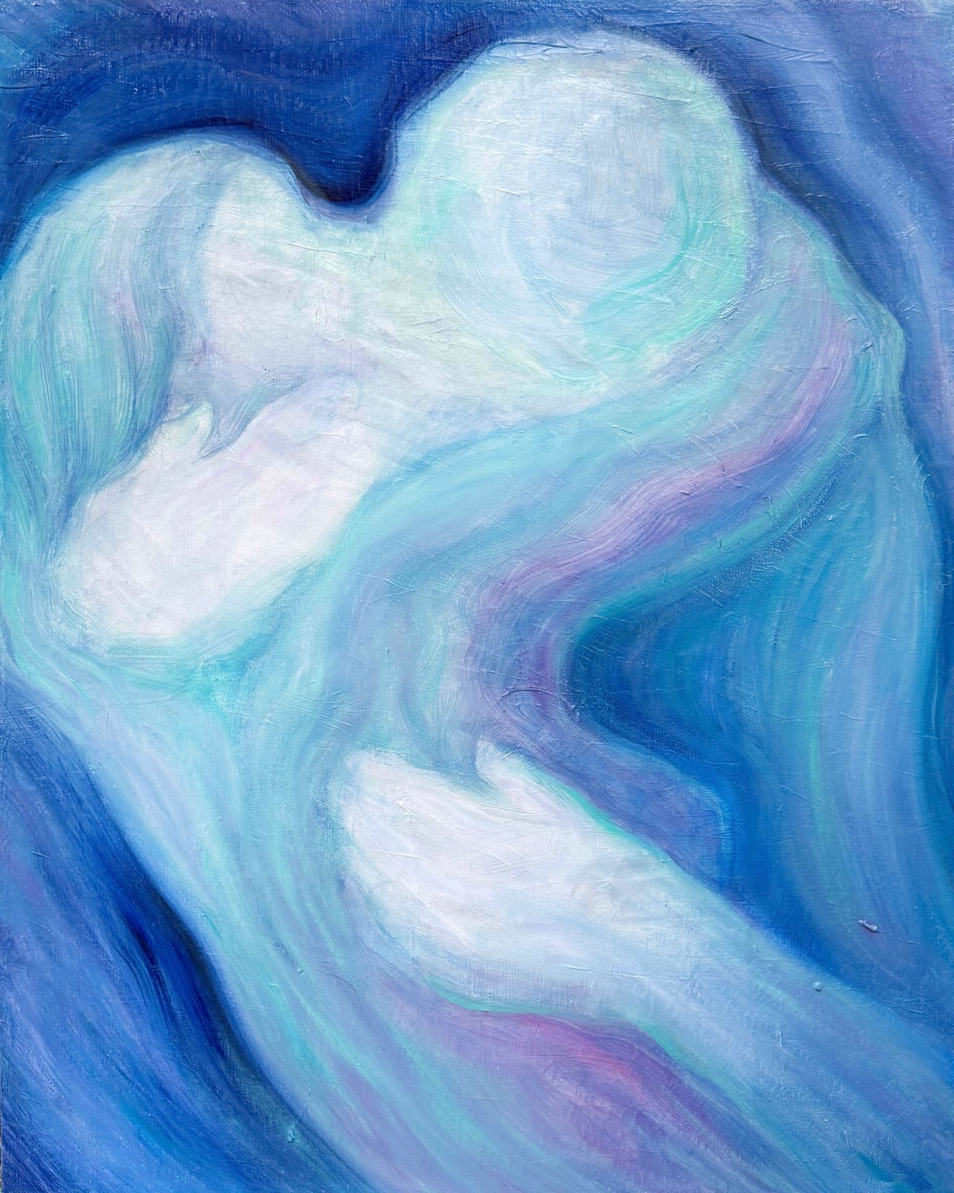 Серафима Беневольская (Картина, живопись - 
                  50 x 60 см) Поцелуй
