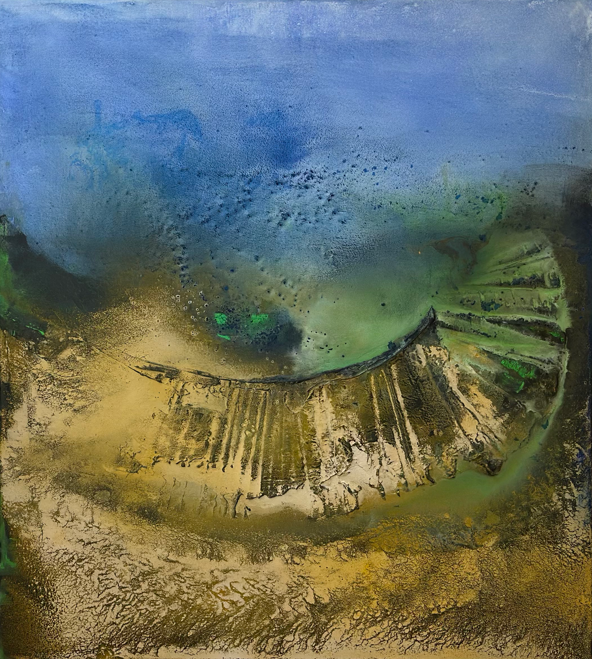 Елена Кашицына (Картина, живопись - 
                  90 x 100 см) На глубине