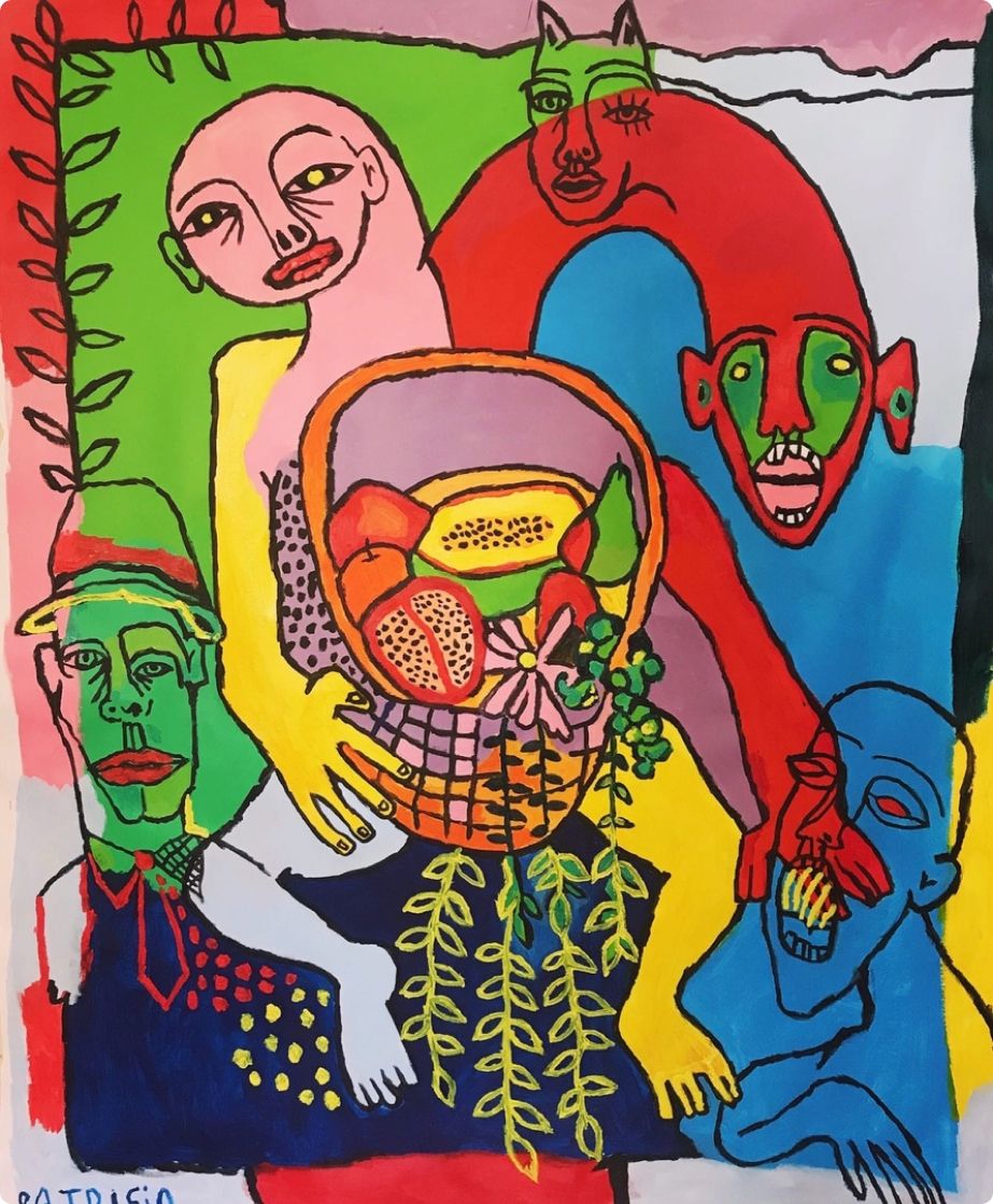 Ксения Соколовская (Картина, живопись - 
                  100 x 120 см) The garden